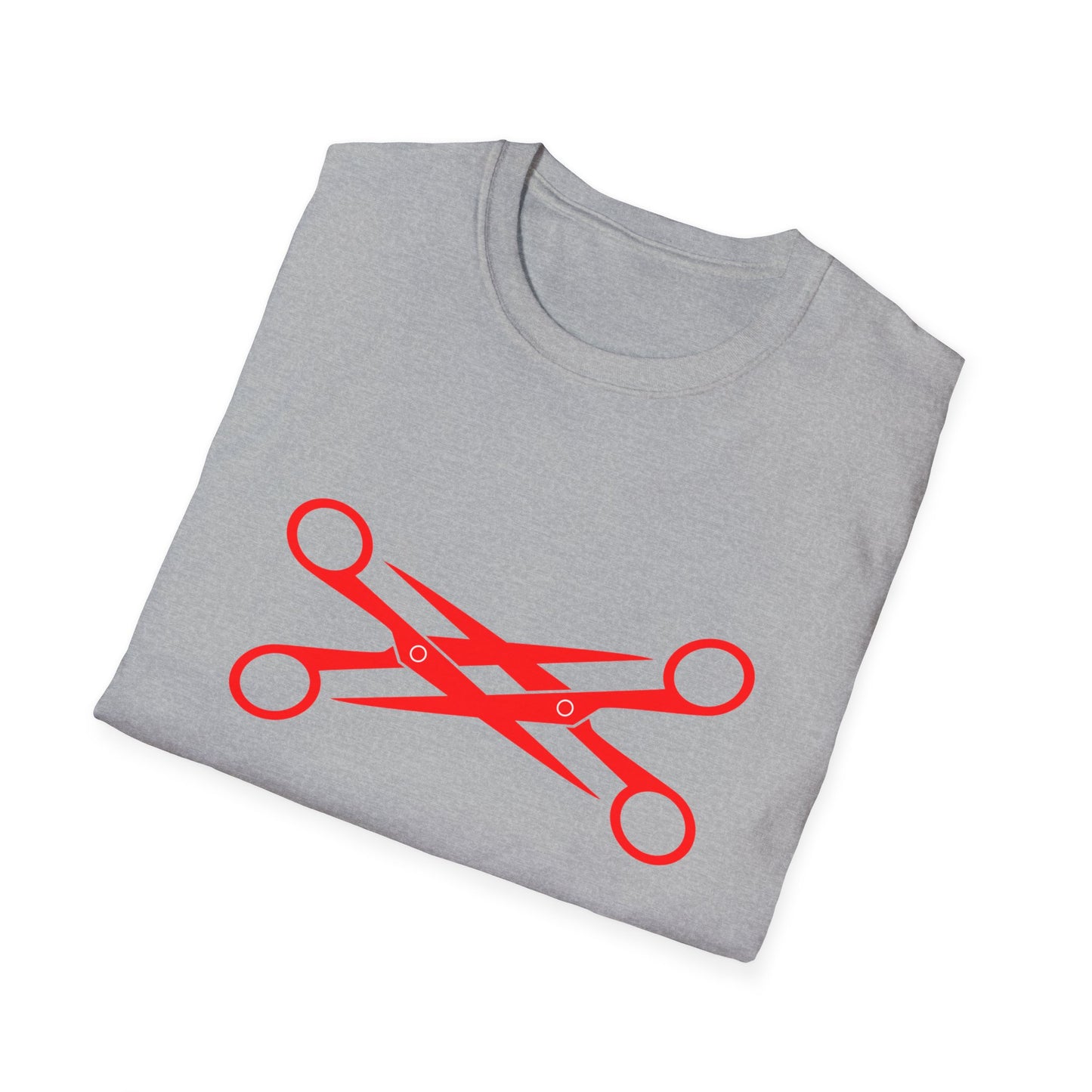 Lesbian Scissors T-Shirt – Bold Graphic Tee Featuring Combined Scissors Symbol for LGBTQ+ Pride