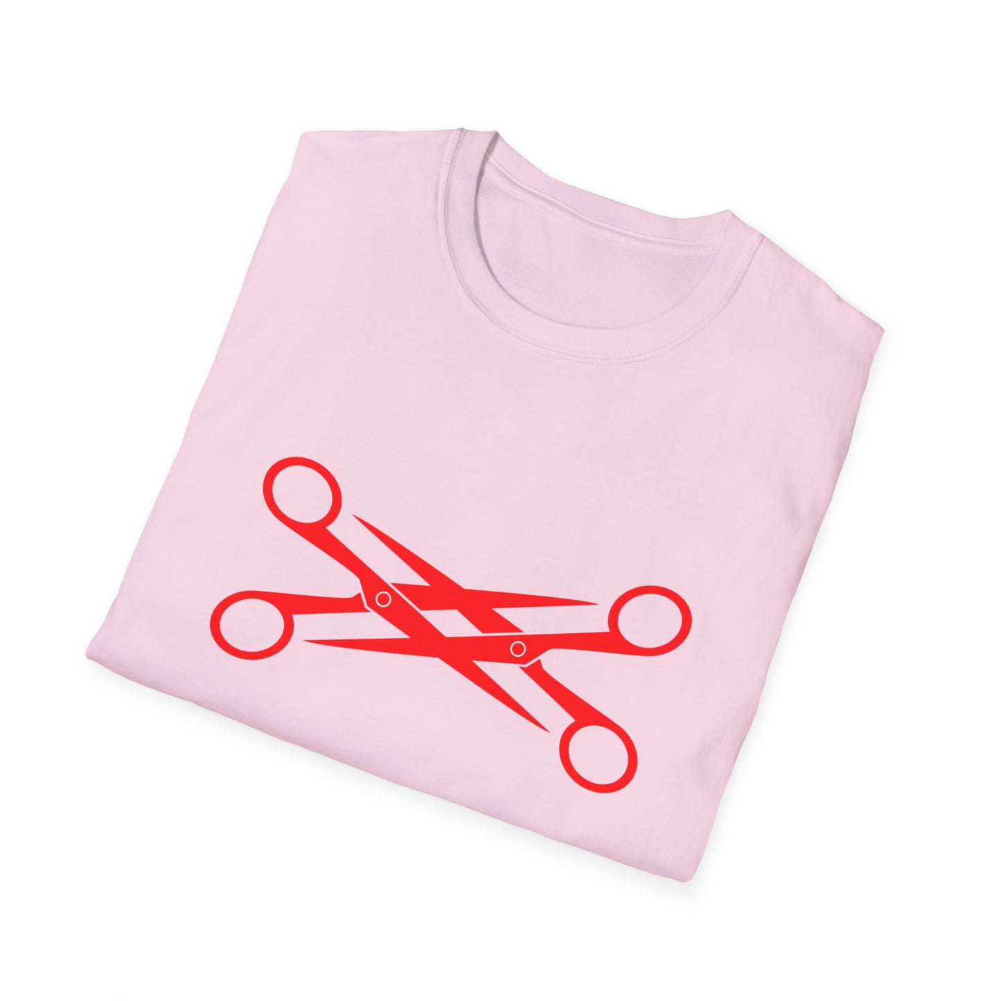 Lesbian Scissors T-Shirt – Bold Graphic Tee Featuring Combined Scissors Symbol for LGBTQ+ Pride
