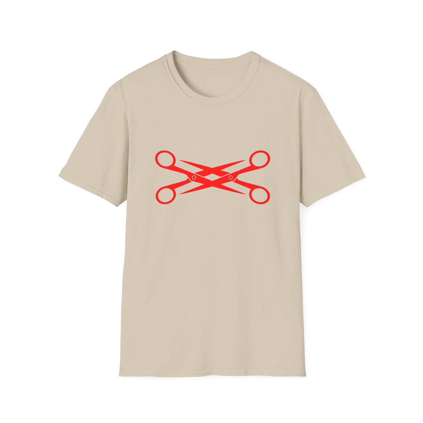 Lesbian Scissors T-Shirt – Bold Graphic Tee Featuring Combined Scissors Symbol for LGBTQ+ Pride