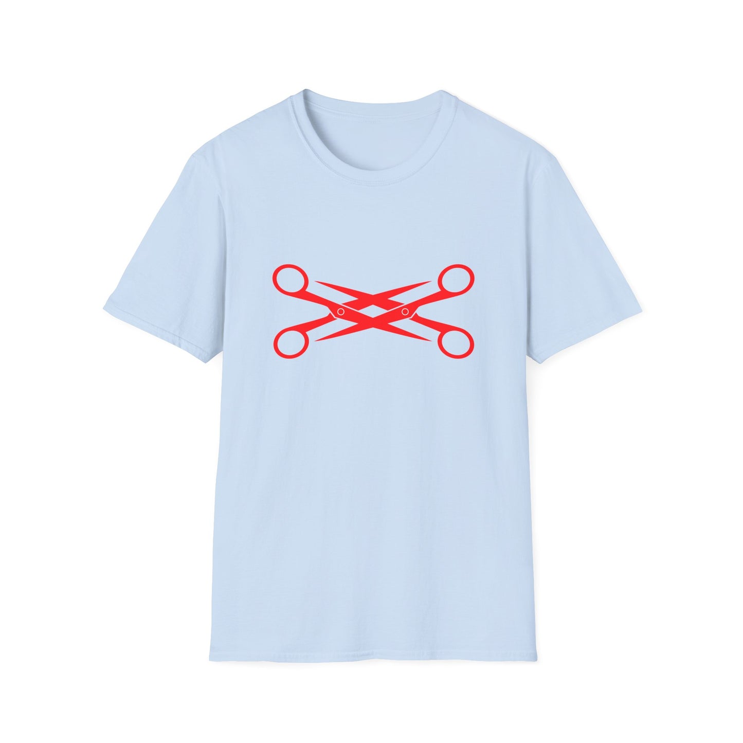 Lesbian Scissors T-Shirt – Bold Graphic Tee Featuring Combined Scissors Symbol for LGBTQ+ Pride