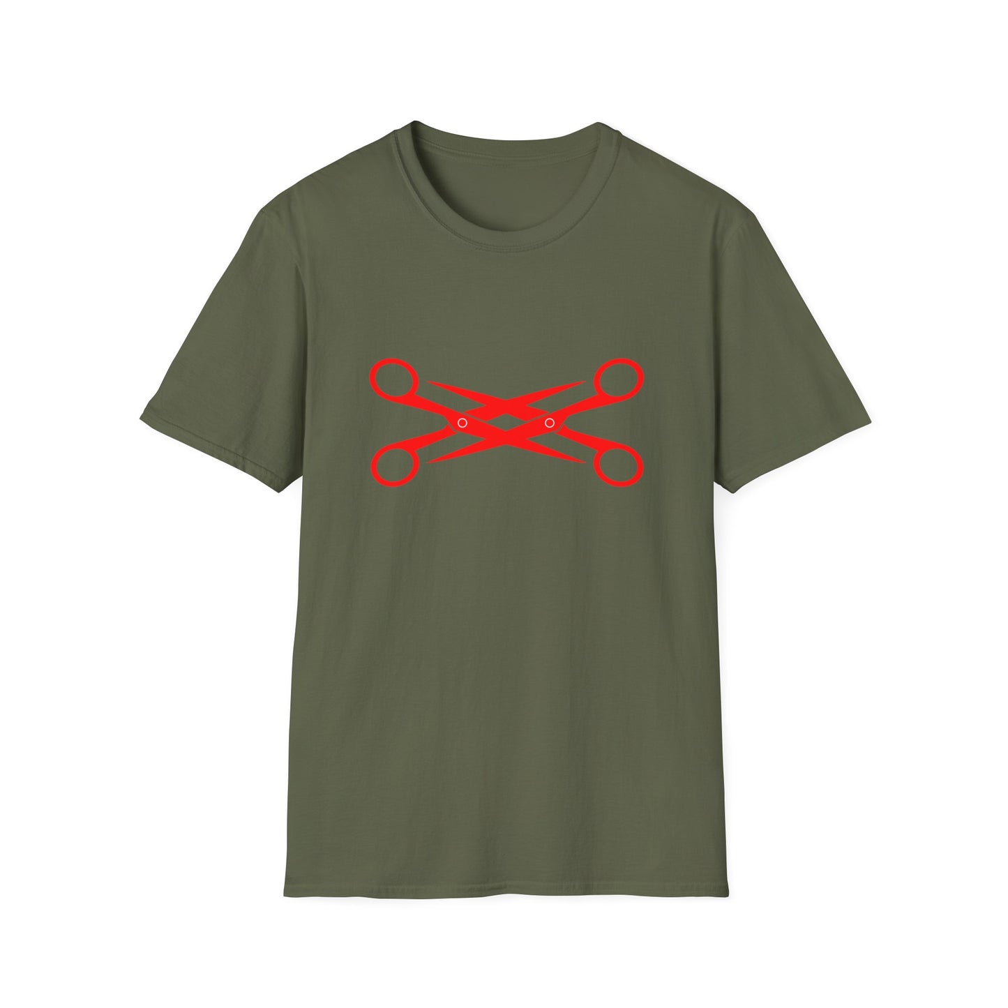 Lesbian Scissors T-Shirt – Bold Graphic Tee Featuring Combined Scissors Symbol for LGBTQ+ Pride