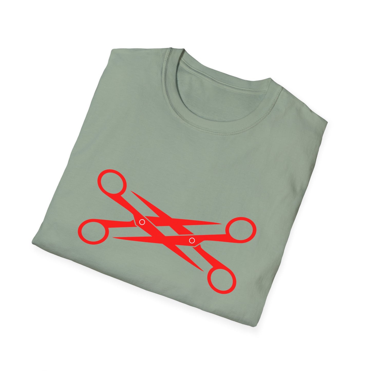 Lesbian Scissors T-Shirt – Bold Graphic Tee Featuring Combined Scissors Symbol for LGBTQ+ Pride