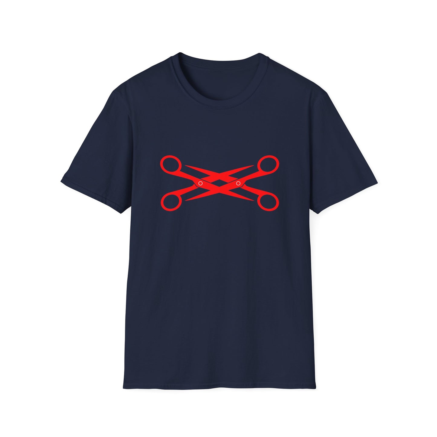 Lesbian Scissors T-Shirt – Bold Graphic Tee Featuring Combined Scissors Symbol for LGBTQ+ Pride