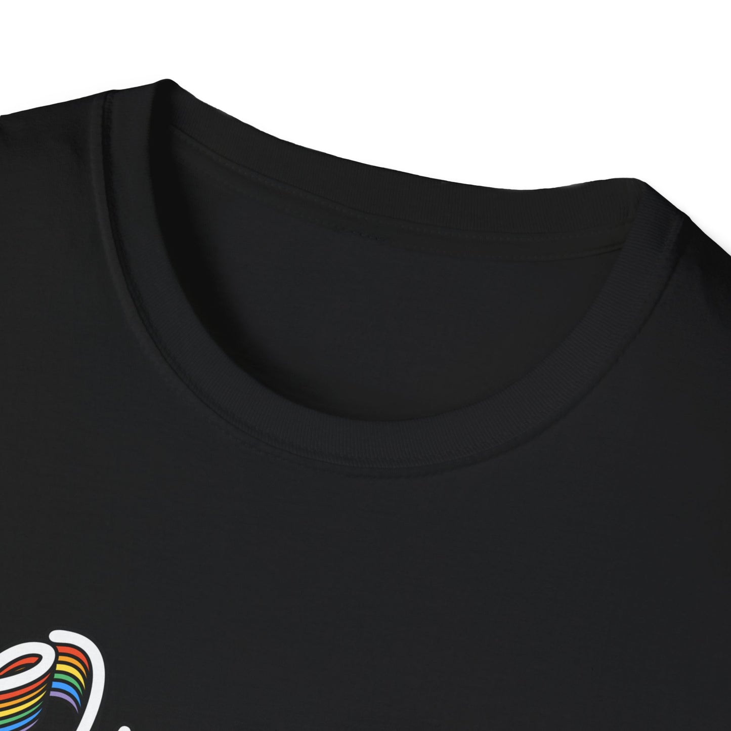 Queer and Proud T-Shirt – Rainbow Uplifted LGBTQ+ Pride Graphic Tee with Bold Inclusive Design
