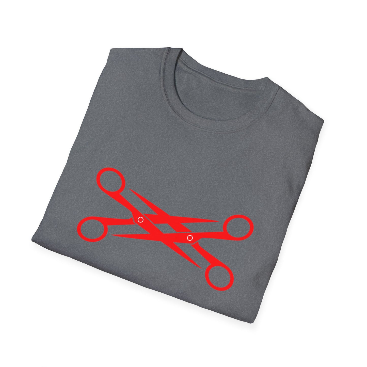 Lesbian Scissors T-Shirt – Bold Graphic Tee Featuring Combined Scissors Symbol for LGBTQ+ Pride