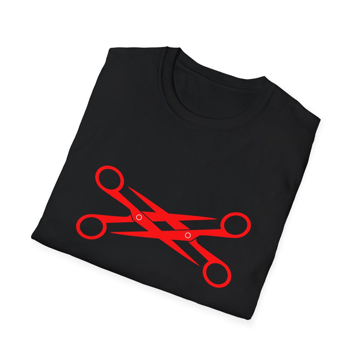 Lesbian Scissors T-Shirt – Bold Graphic Tee Featuring Combined Scissors Symbol for LGBTQ+ Pride