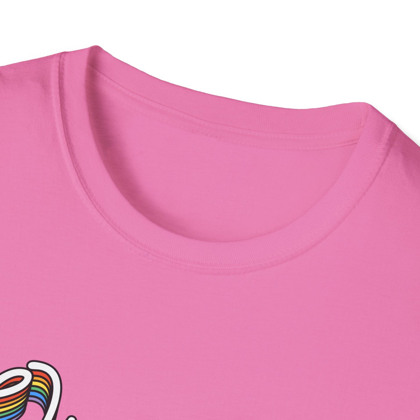 Queer and Proud T-Shirt – Rainbow Uplifted LGBTQ+ Pride Graphic Tee with Bold Inclusive Design