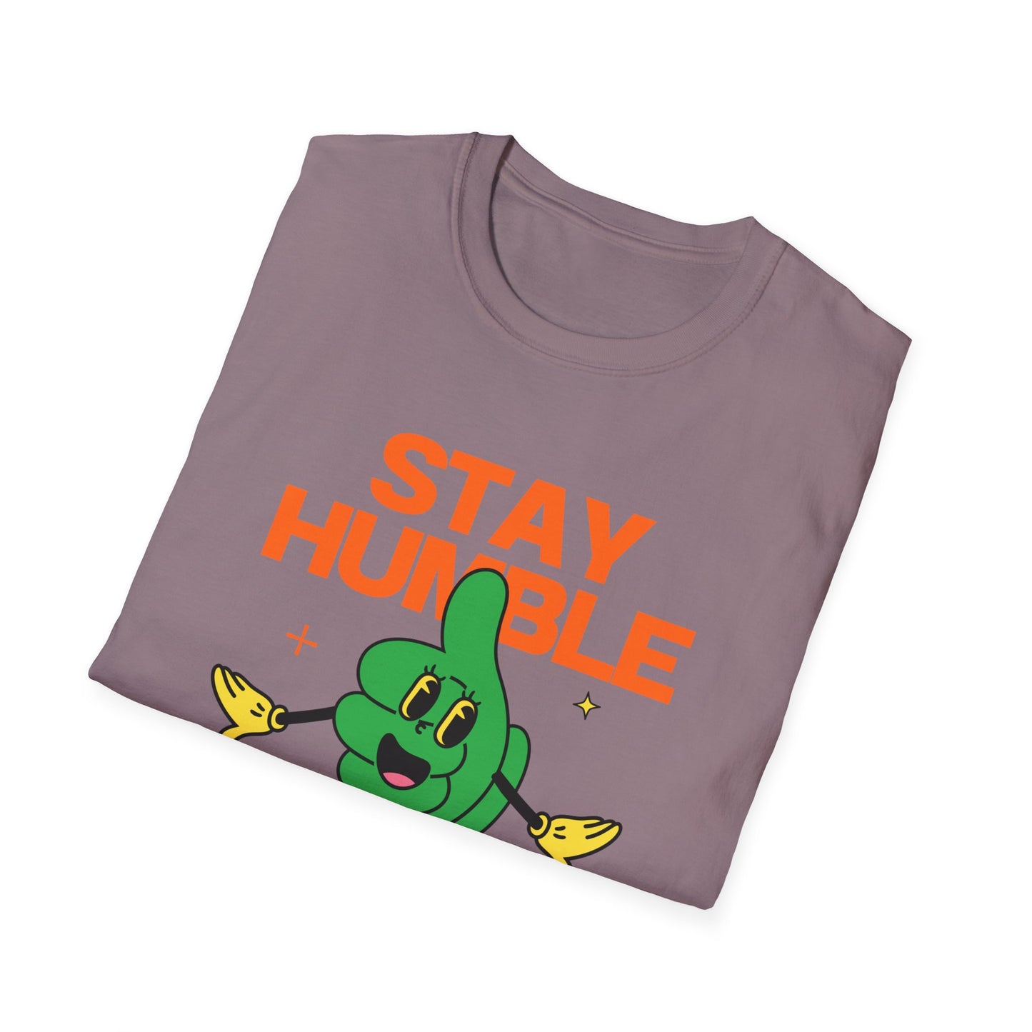 Stay Humble and Chill T-Shirt – Retro-Inspired Positive Vibes Graphic Tee with Vintage Aesthetic