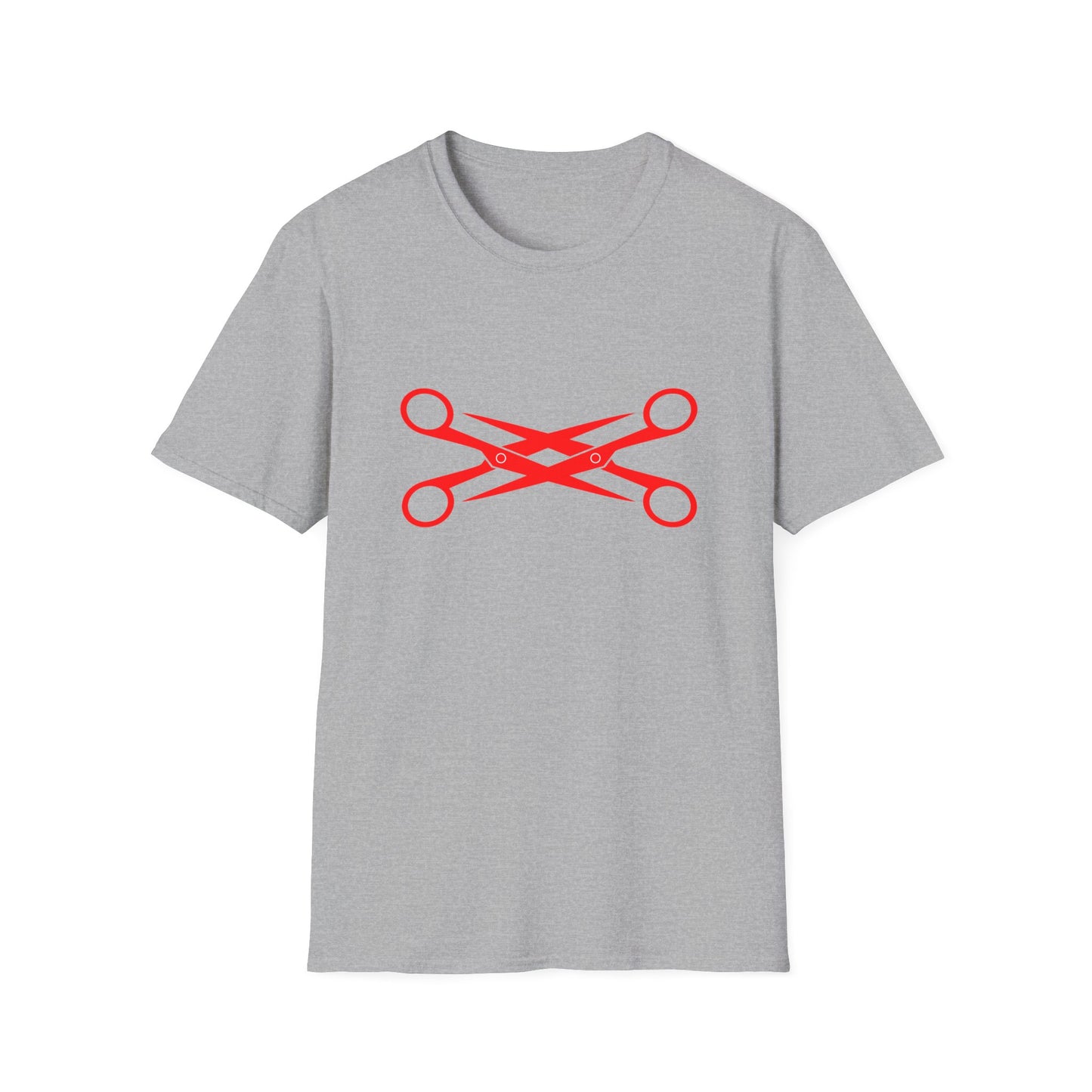 Lesbian Scissors T-Shirt – Bold Graphic Tee Featuring Combined Scissors Symbol for LGBTQ+ Pride