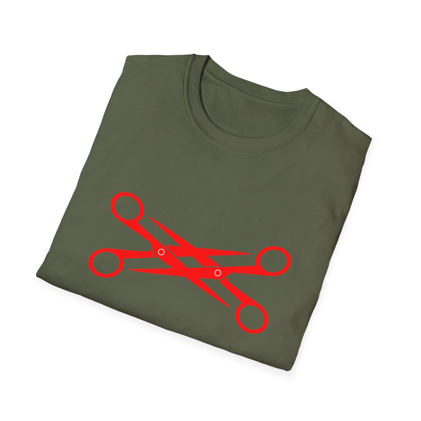 Lesbian Scissors T-Shirt – Bold Graphic Tee Featuring Combined Scissors Symbol for LGBTQ+ Pride