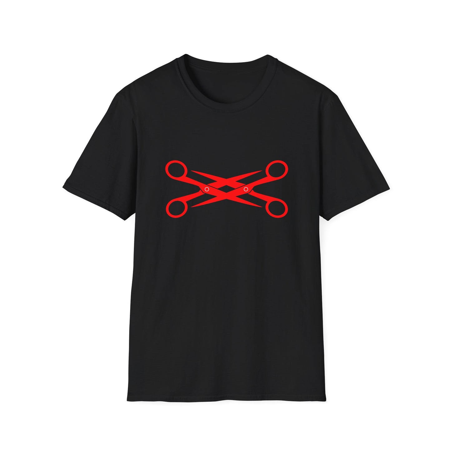 Lesbian Scissors T-Shirt – Bold Graphic Tee Featuring Combined Scissors Symbol for LGBTQ+ Pride