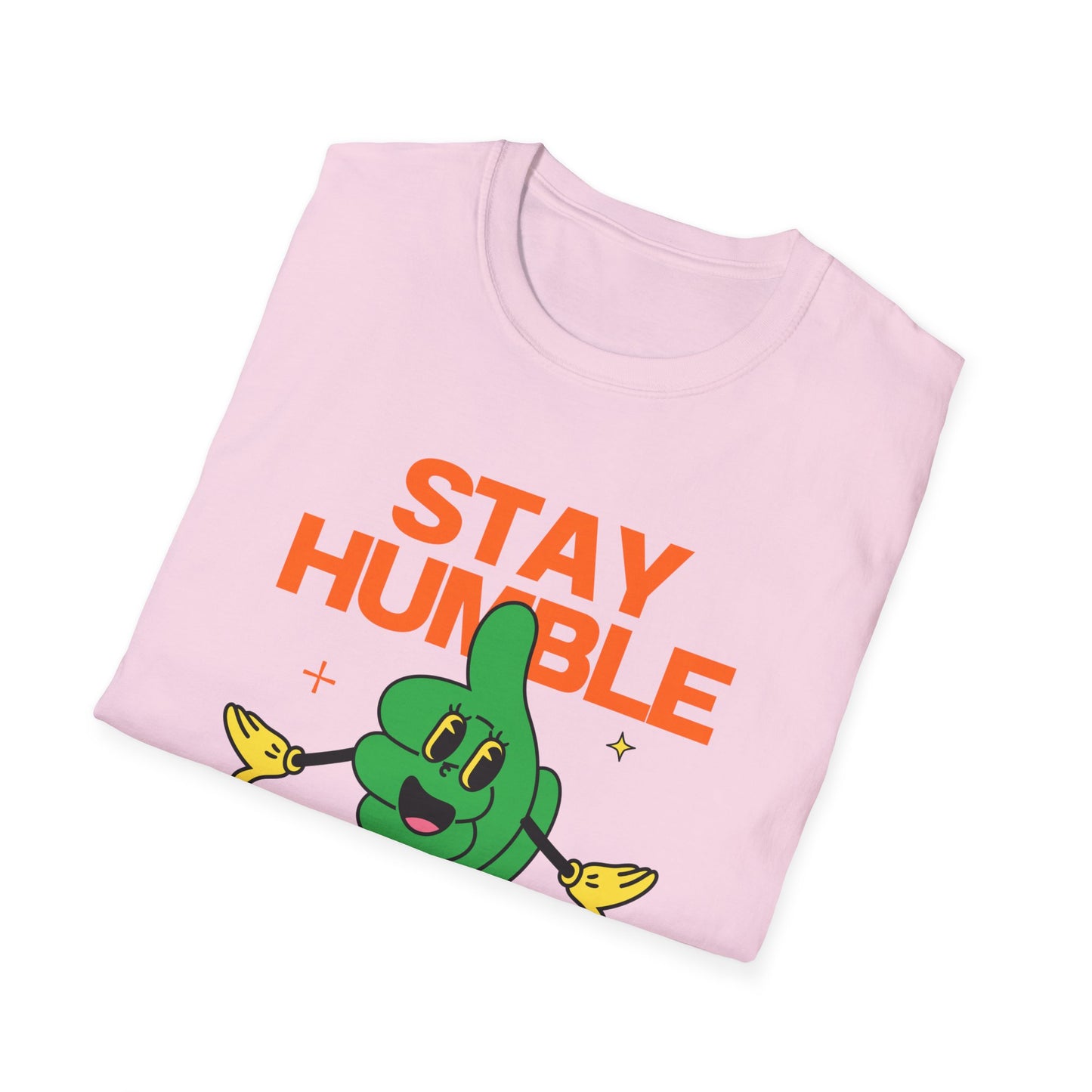 Stay Humble and Chill T-Shirt – Retro-Inspired Positive Vibes Graphic Tee with Vintage Aesthetic
