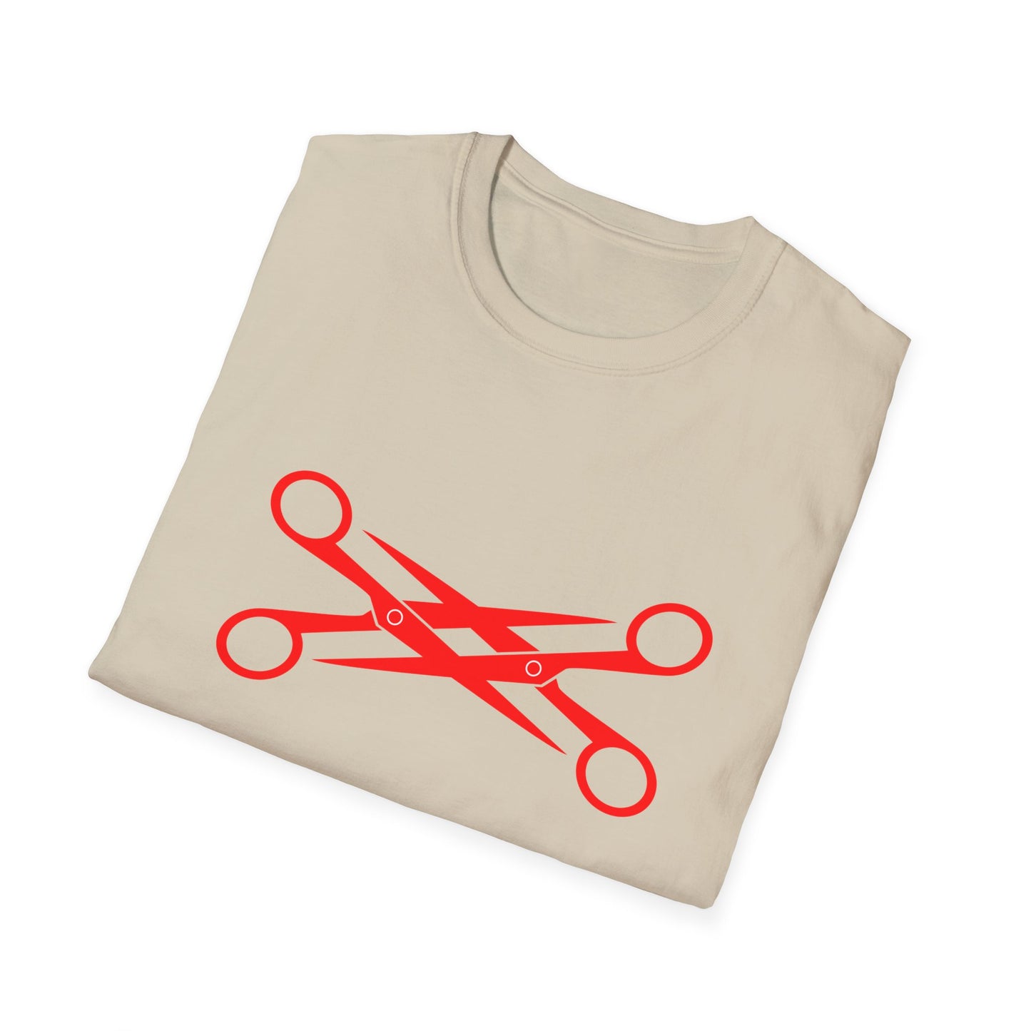 Lesbian Scissors T-Shirt – Bold Graphic Tee Featuring Combined Scissors Symbol for LGBTQ+ Pride