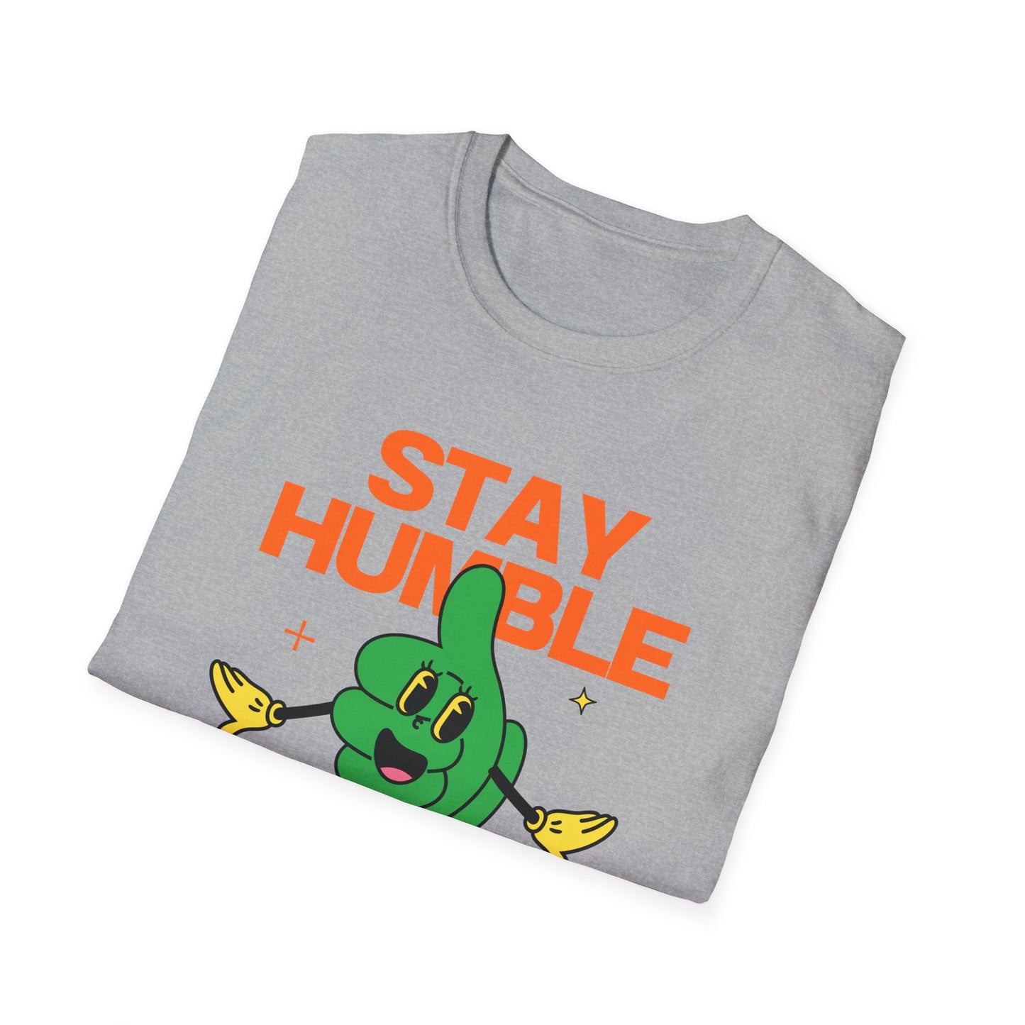 Stay Humble and Chill T-Shirt – Retro-Inspired Positive Vibes Graphic Tee with Vintage Aesthetic