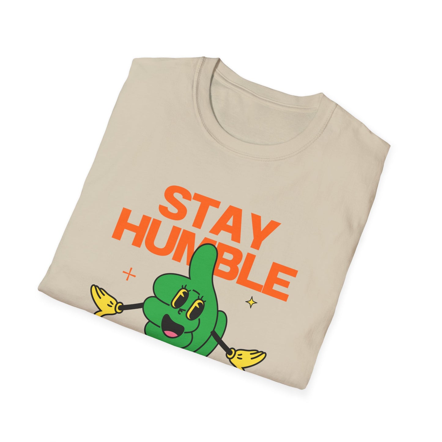 Stay Humble and Chill T-Shirt – Retro-Inspired Positive Vibes Graphic Tee with Vintage Aesthetic
