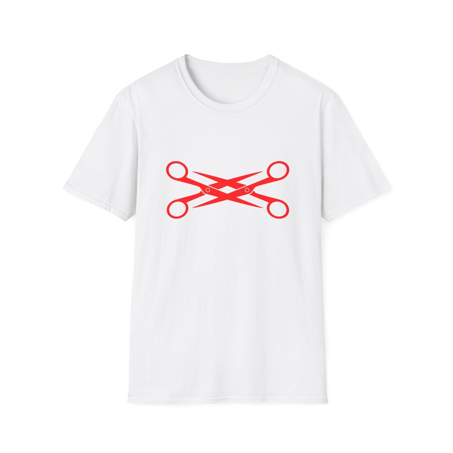 Lesbian Scissors T-Shirt – Bold Graphic Tee Featuring Combined Scissors Symbol for LGBTQ+ Pride