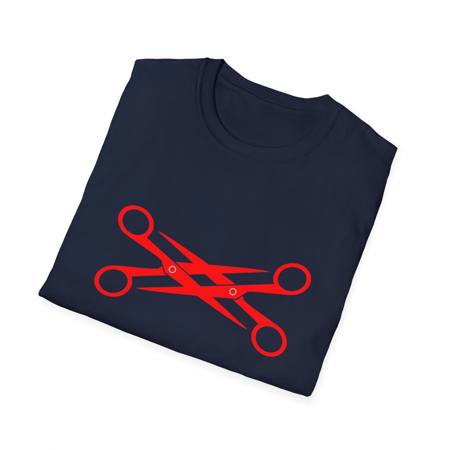 Lesbian Scissors T-Shirt – Bold Graphic Tee Featuring Combined Scissors Symbol for LGBTQ+ Pride