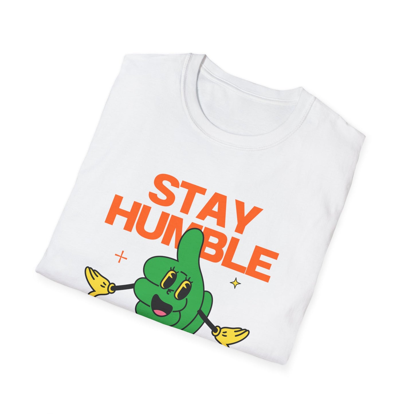 Stay Humble and Chill T-Shirt – Retro-Inspired Positive Vibes Graphic Tee with Vintage Aesthetic