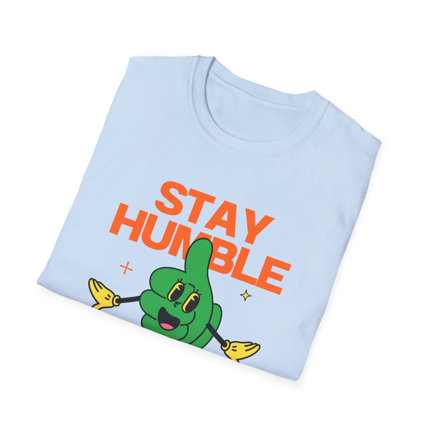 Stay Humble and Chill T-Shirt – Retro-Inspired Positive Vibes Graphic Tee with Vintage Aesthetic