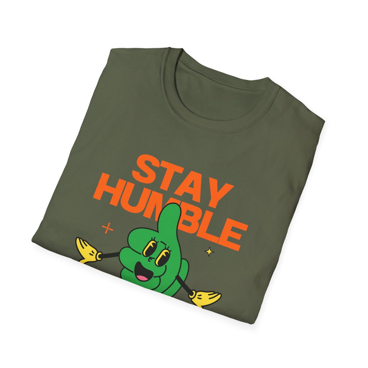 Stay Humble and Chill T-Shirt – Retro-Inspired Positive Vibes Graphic Tee with Vintage Aesthetic