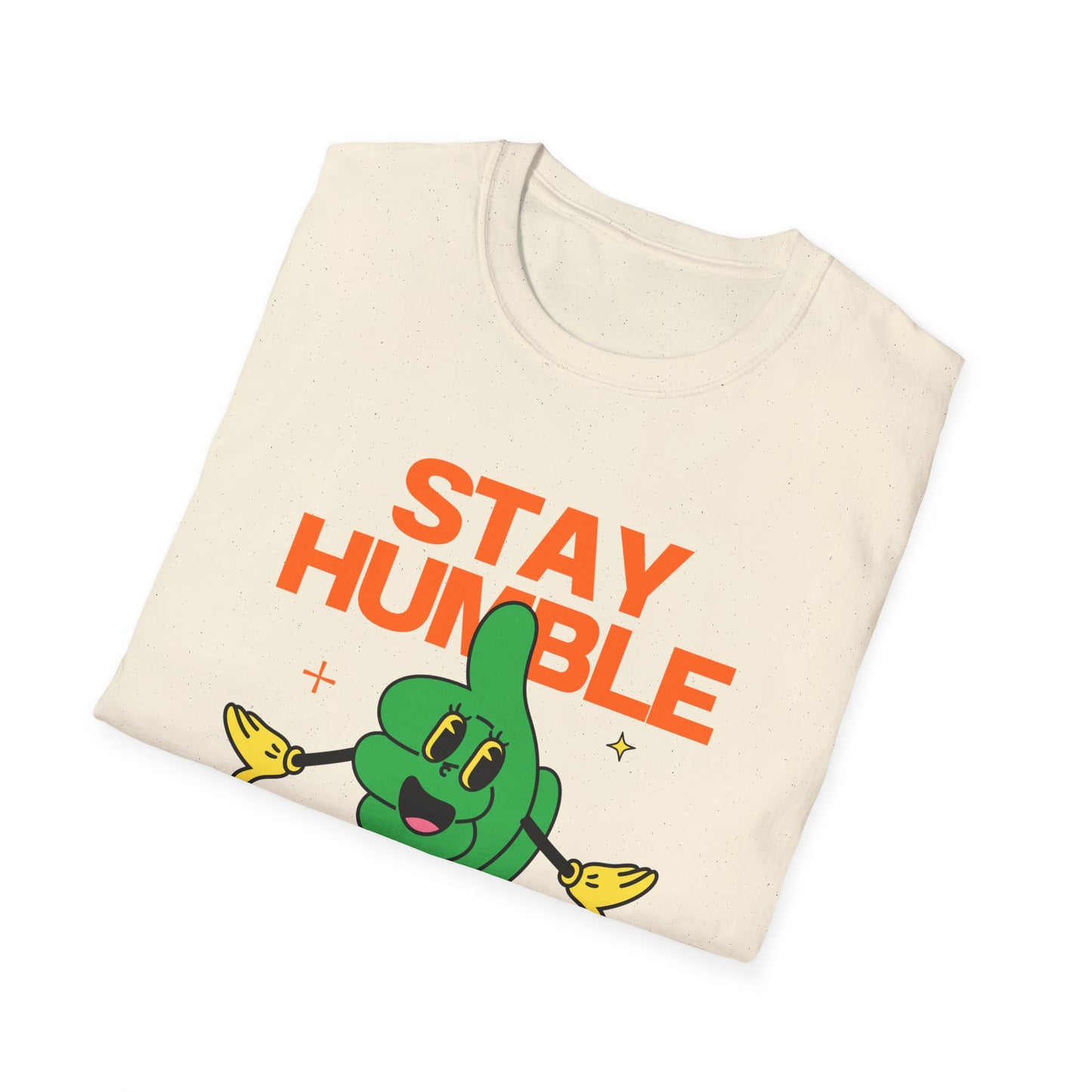 Stay Humble and Chill T-Shirt – Retro-Inspired Positive Vibes Graphic Tee with Vintage Aesthetic
