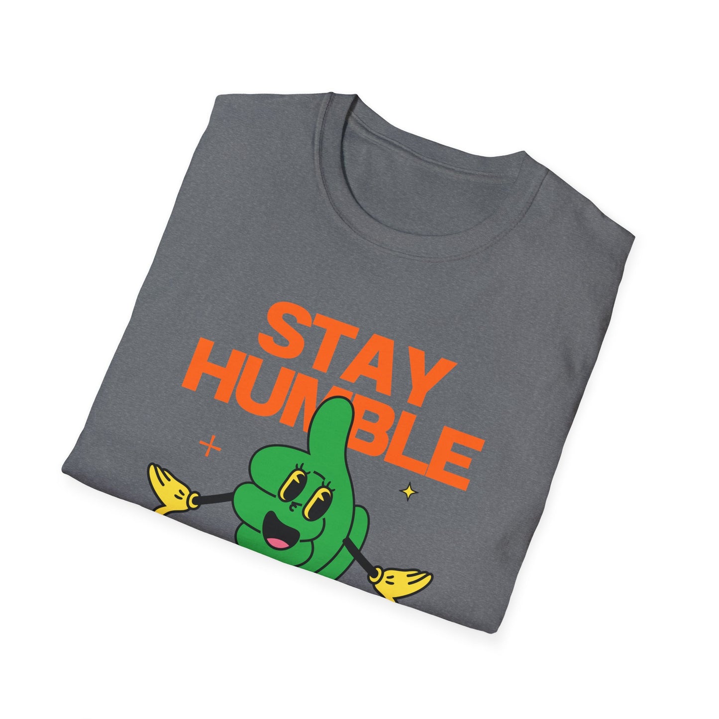Stay Humble and Chill T-Shirt – Retro-Inspired Positive Vibes Graphic Tee with Vintage Aesthetic