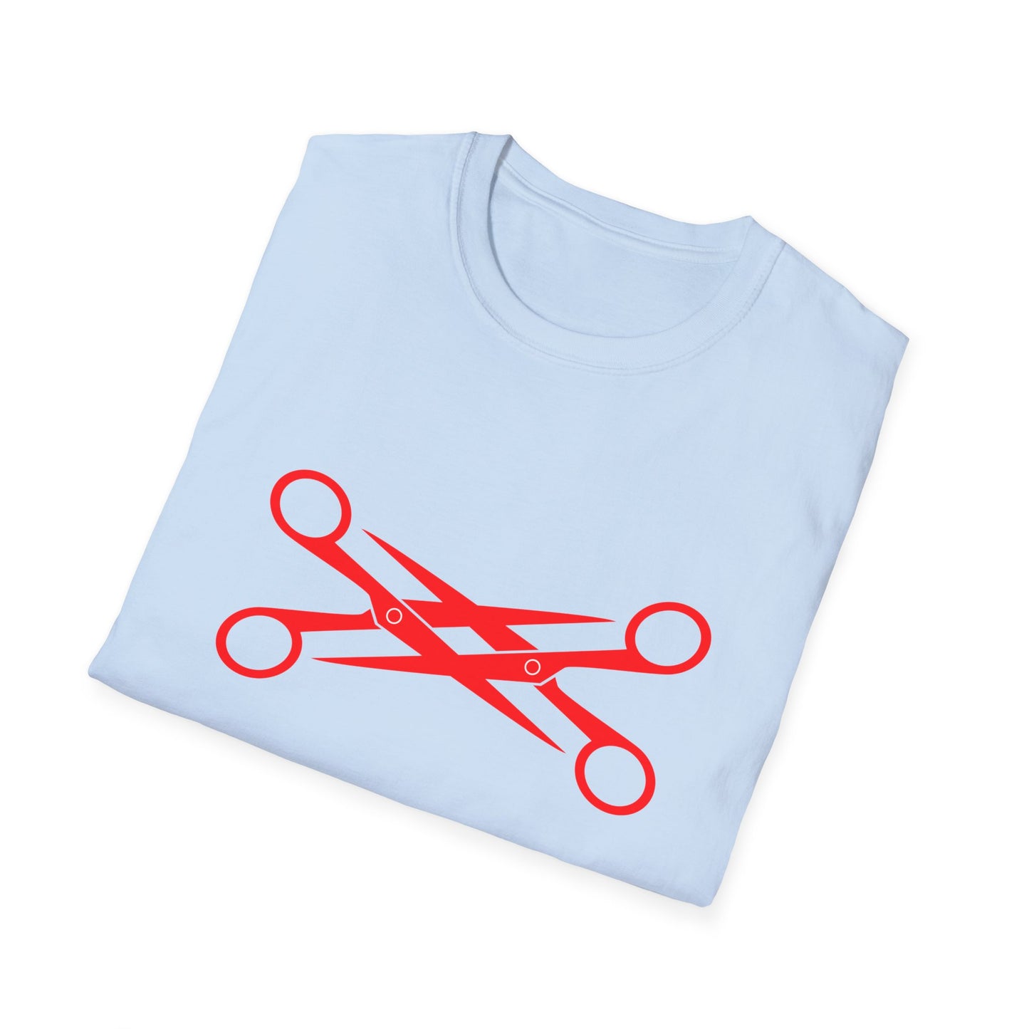 Lesbian Scissors T-Shirt – Bold Graphic Tee Featuring Combined Scissors Symbol for LGBTQ+ Pride