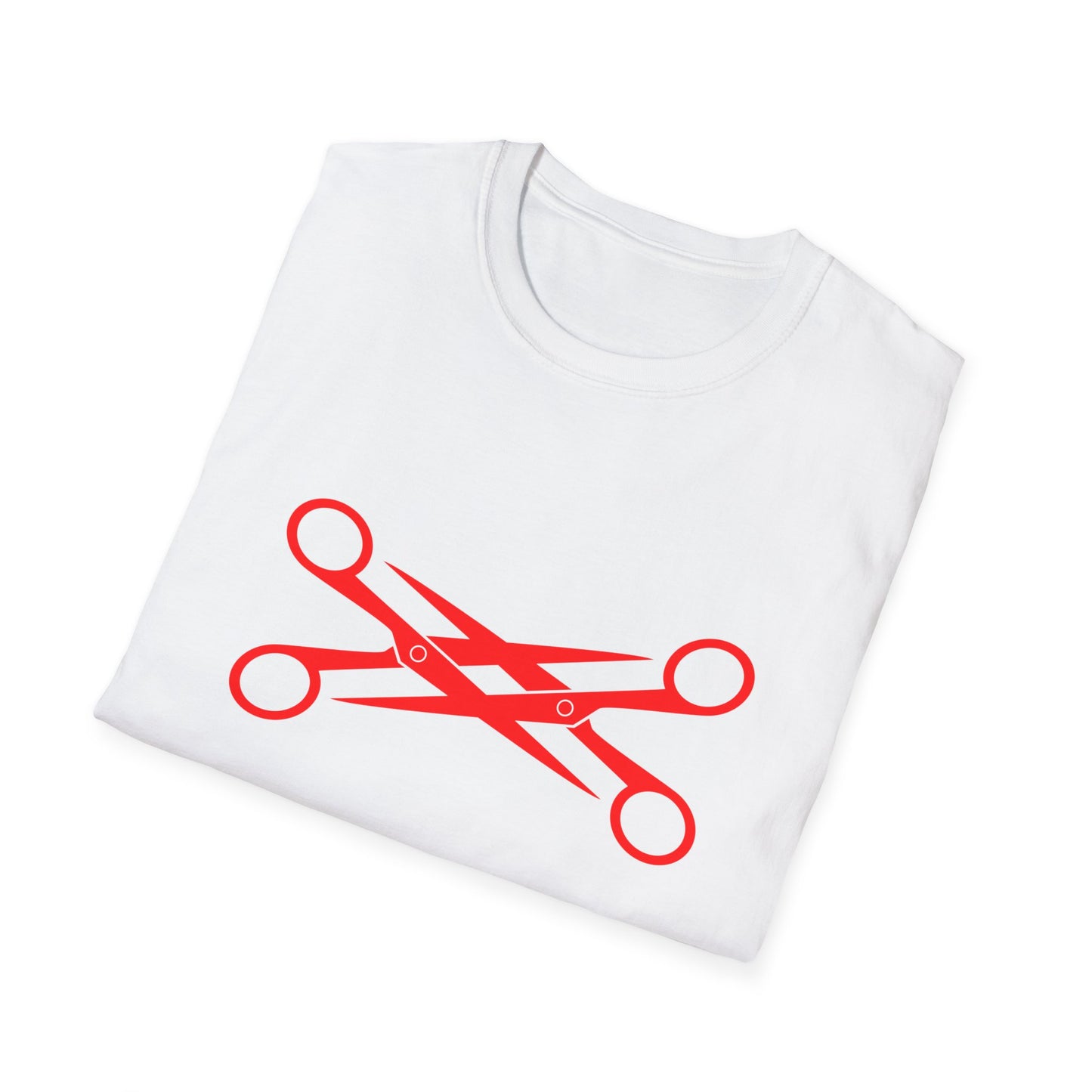 Lesbian Scissors T-Shirt – Bold Graphic Tee Featuring Combined Scissors Symbol for LGBTQ+ Pride
