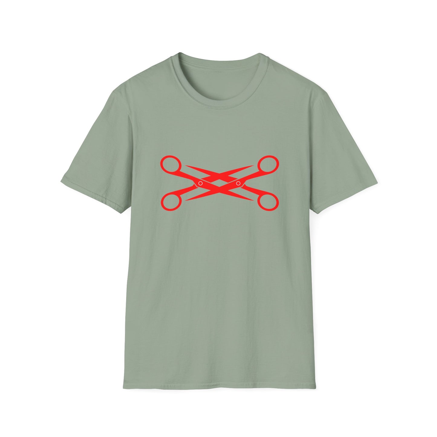 Lesbian Scissors T-Shirt – Bold Graphic Tee Featuring Combined Scissors Symbol for LGBTQ+ Pride