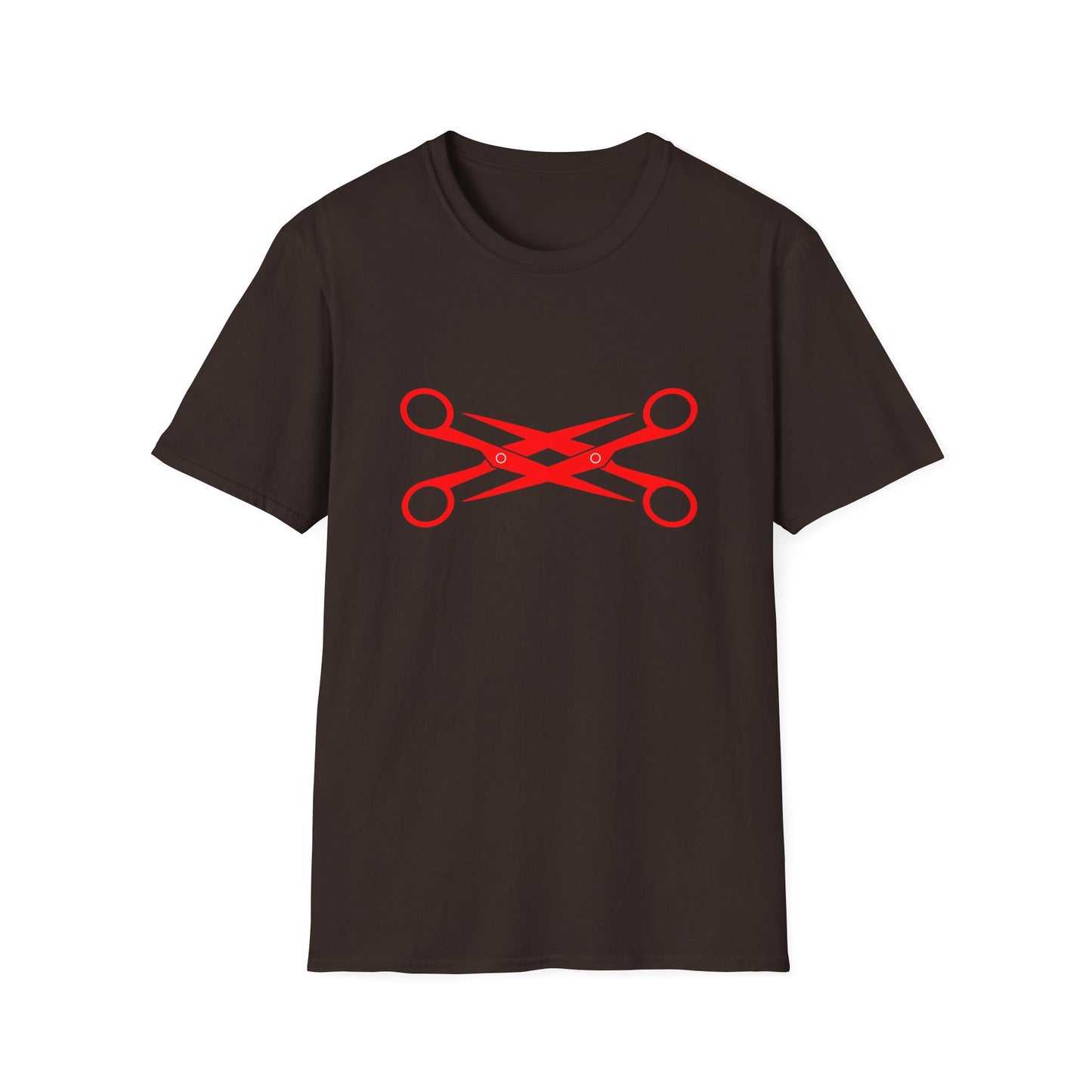 Lesbian Scissors T-Shirt – Bold Graphic Tee Featuring Combined Scissors Symbol for LGBTQ+ Pride