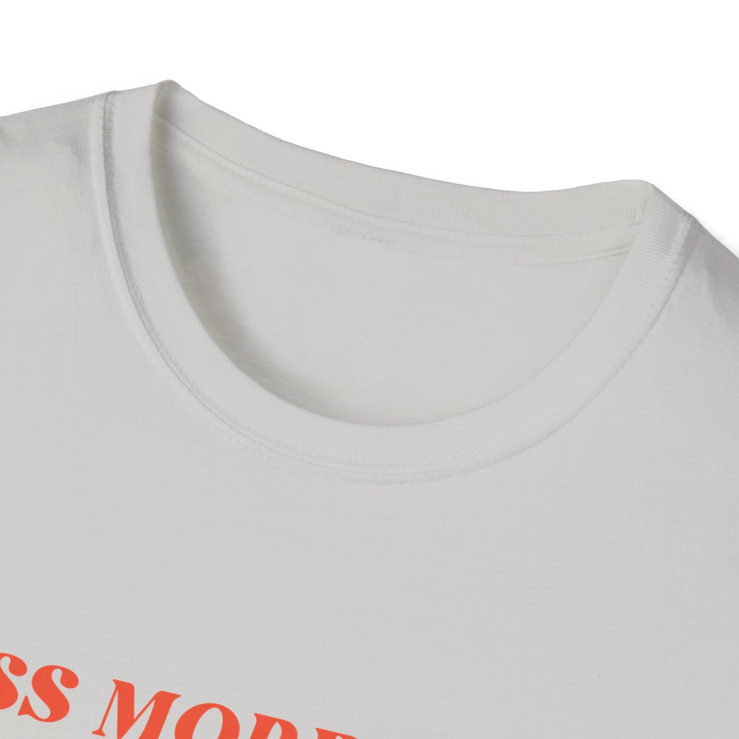 Kiss More Girls T-Shirt – Bold Red Font LGBTQ+ Pride Graphic Tee with Playful Feminine Message