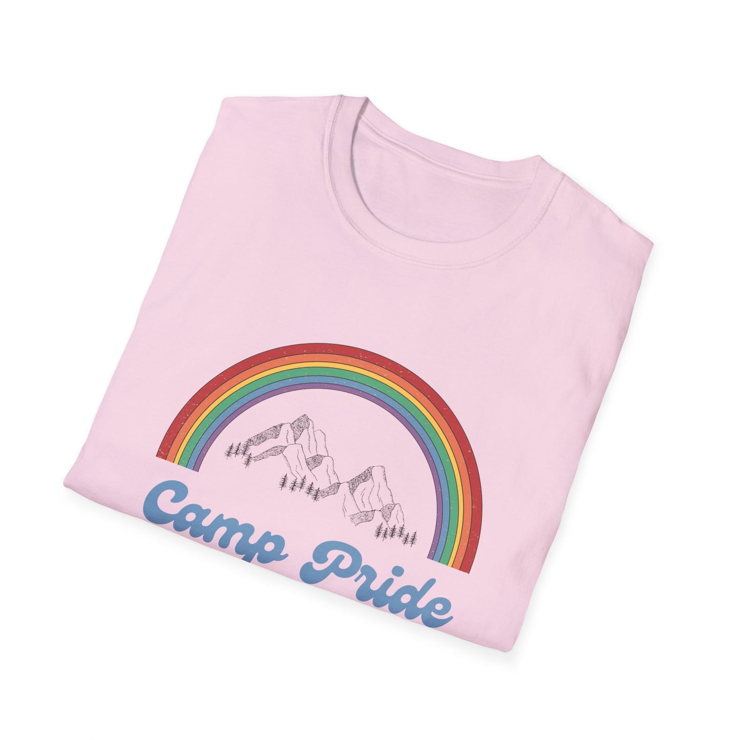 Camp Pride T-Shirt – Retro LGBTQ+ Graphic Tee with Bold Vintage-Inspired Queer Aesthetic