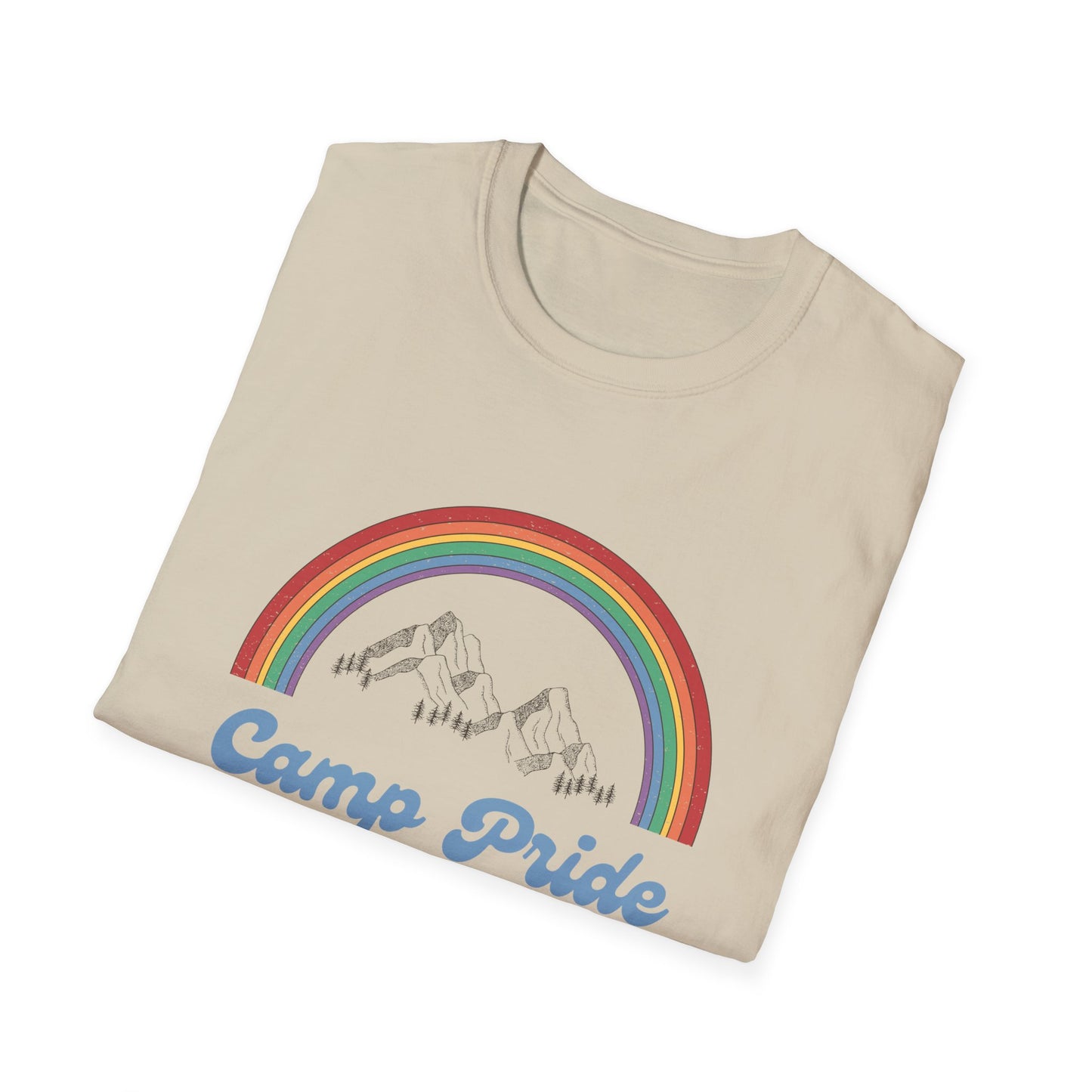 Camp Pride T-Shirt – Retro LGBTQ+ Graphic Tee with Bold Vintage-Inspired Queer Aesthetic