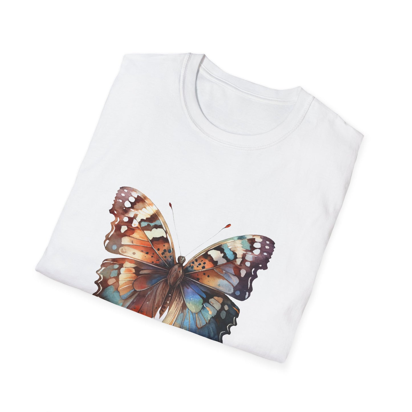 Butterfly Effect T-Shirt – Minimalist Graphic Tee with Coordinates & Symbolic Design of Change and Connection