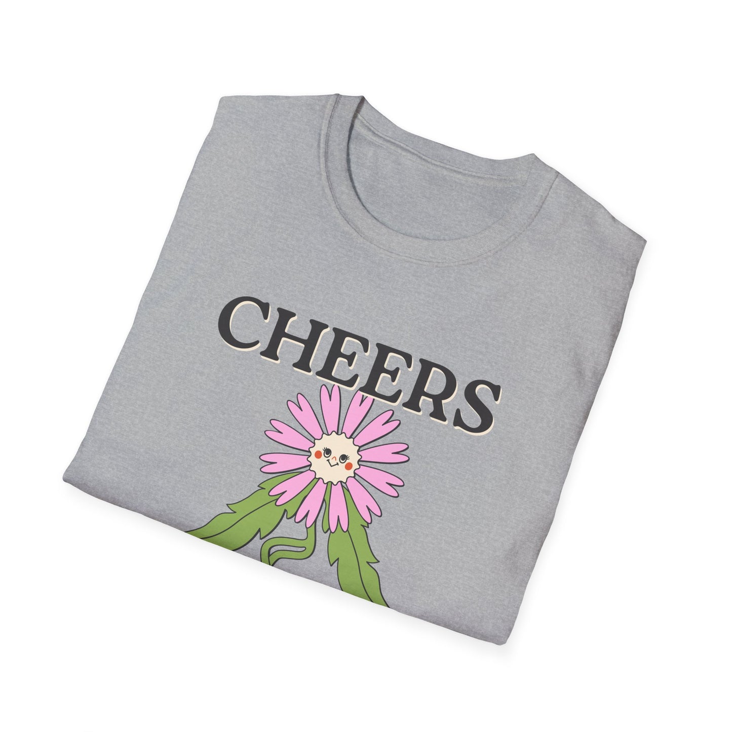 Cheers Queers T-Shirt – Retro LGBTQ+ Pride Graphic Tee with Bold Vintage-Inspired Celebration Design