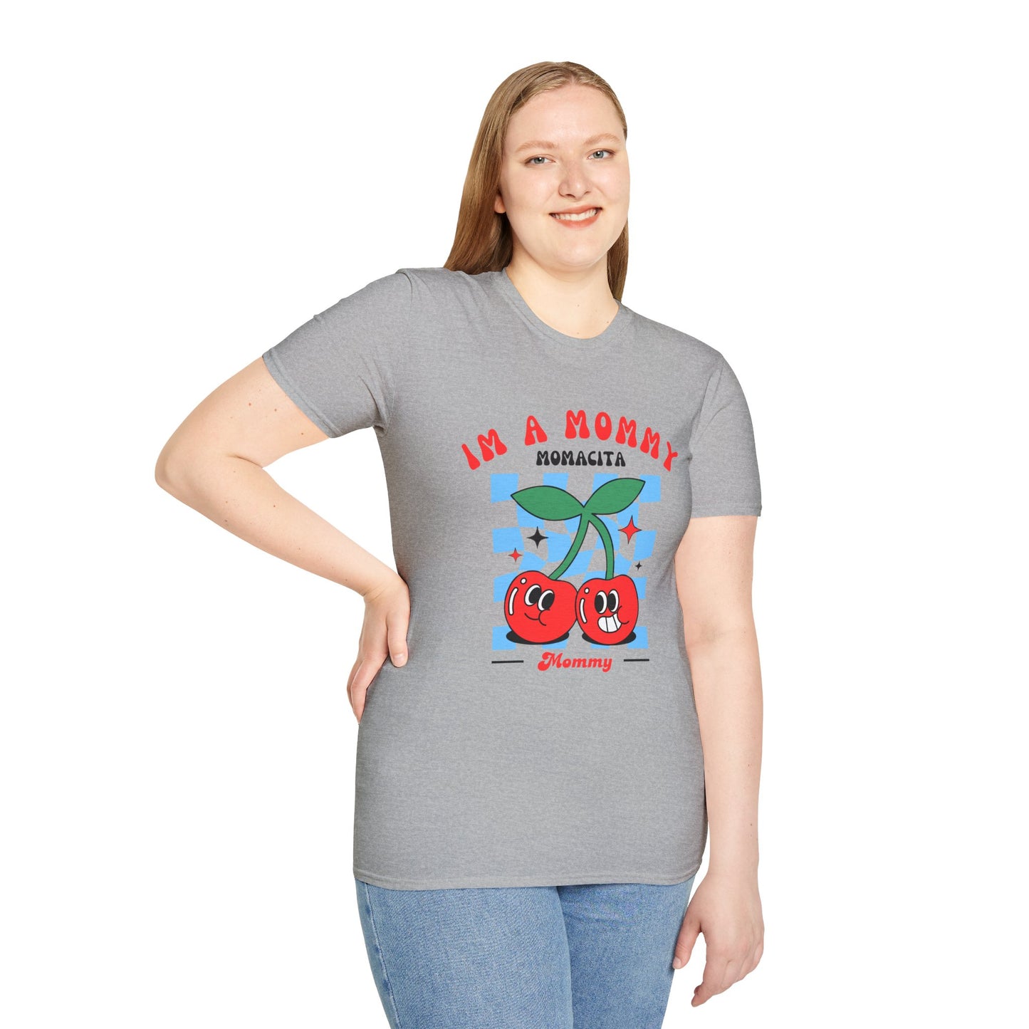 I’m a Mommy, Mamacita T-Shirt – Cherry Retro Love Island-Inspired Tee for Hot Moms & Reality TV Fans