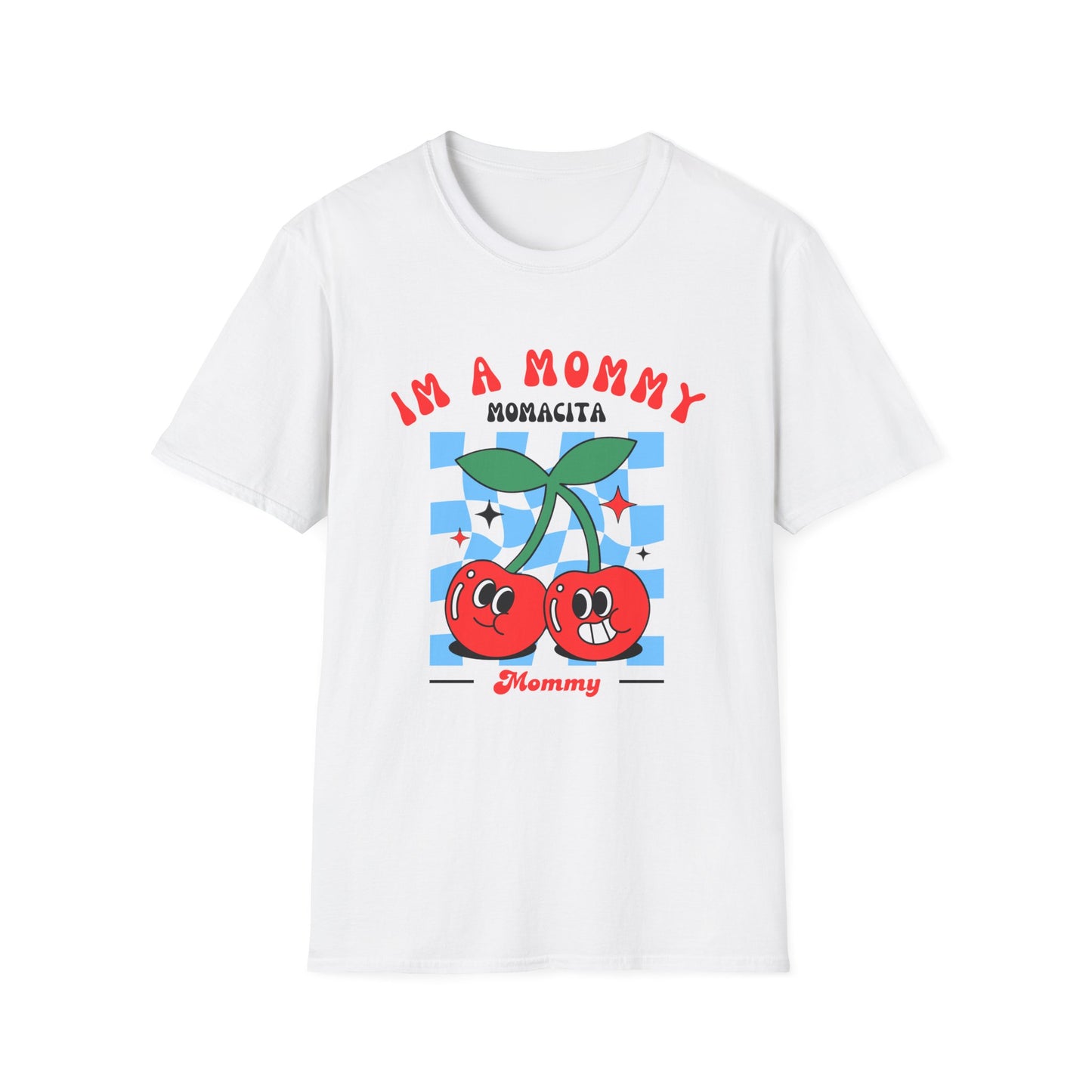 I’m a Mommy, Mamacita T-Shirt – Cherry Retro Love Island-Inspired Tee for Hot Moms & Reality TV Fans