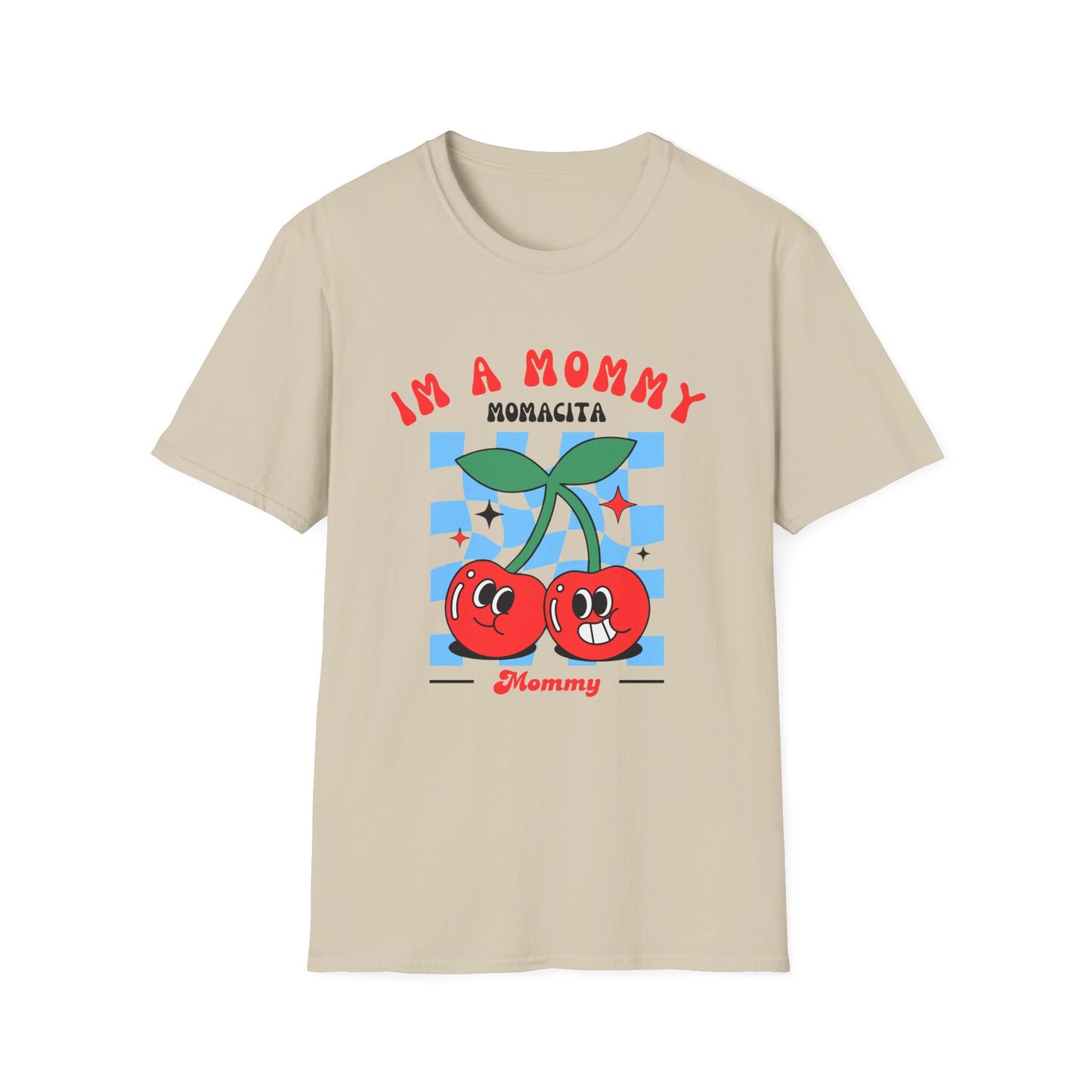 I’m a Mommy, Mamacita T-Shirt – Cherry Retro Love Island-Inspired Tee for Hot Moms & Reality TV Fans
