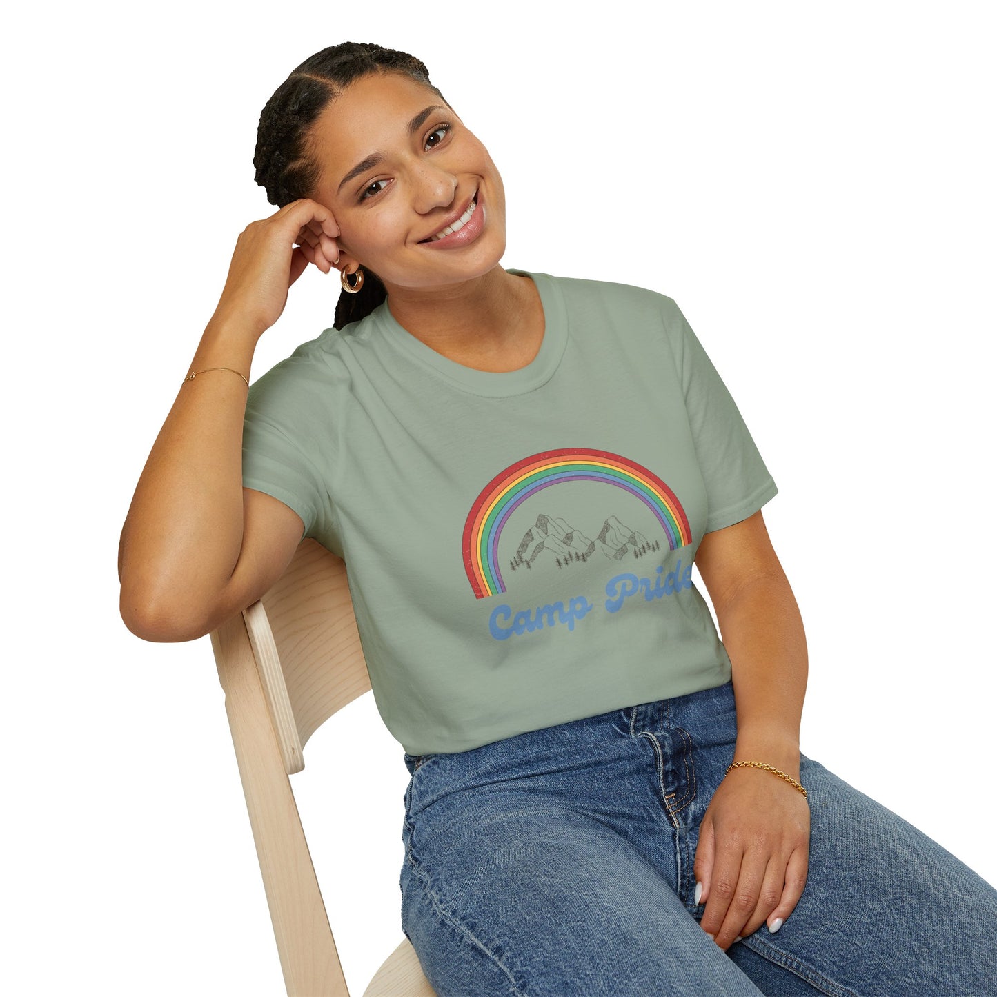 Camp Pride T-Shirt – Retro LGBTQ+ Graphic Tee with Bold Vintage-Inspired Queer Aesthetic
