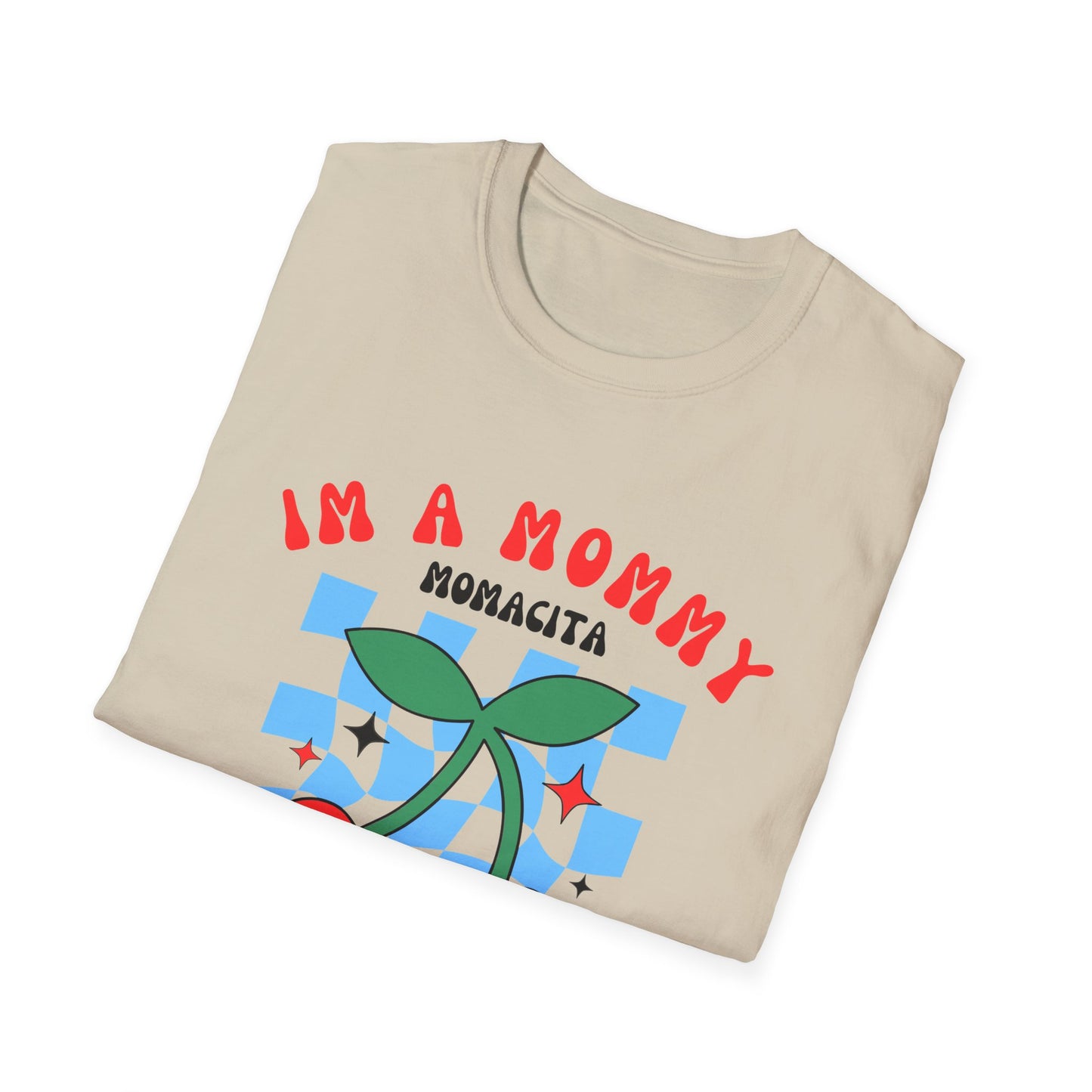 I’m a Mommy, Mamacita T-Shirt – Cherry Retro Love Island-Inspired Tee for Hot Moms & Reality TV Fans