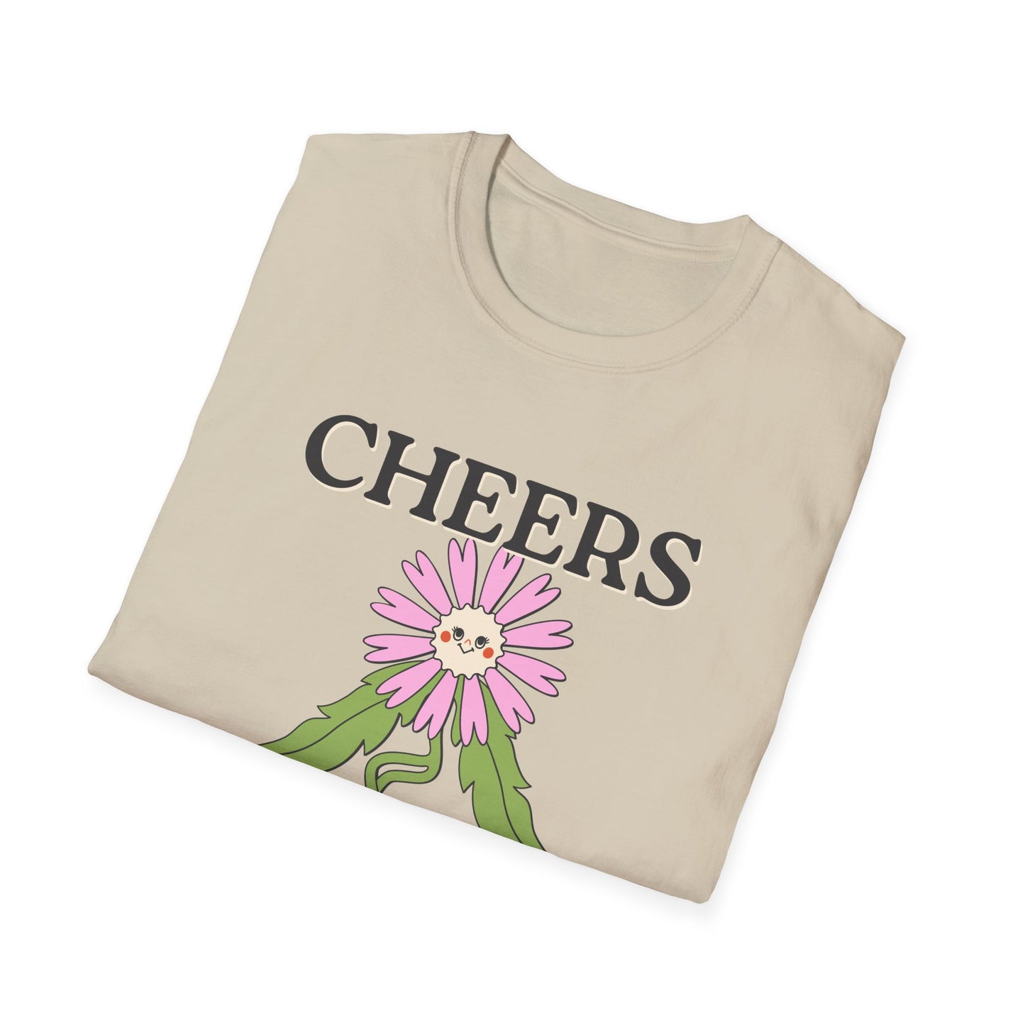 Cheers Queers T-Shirt – Retro LGBTQ+ Pride Graphic Tee with Bold Vintage-Inspired Celebration Design