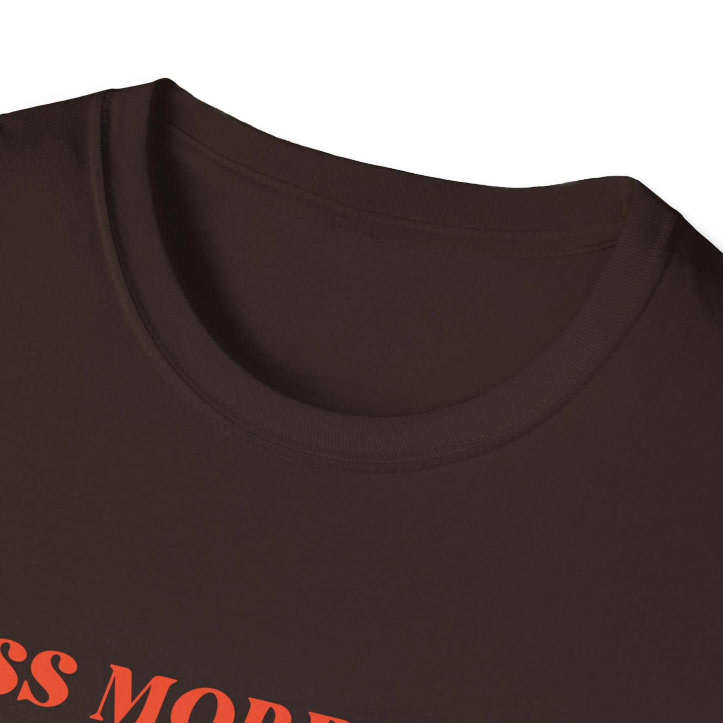 Kiss More Girls T-Shirt – Bold Red Font LGBTQ+ Pride Graphic Tee with Playful Feminine Message