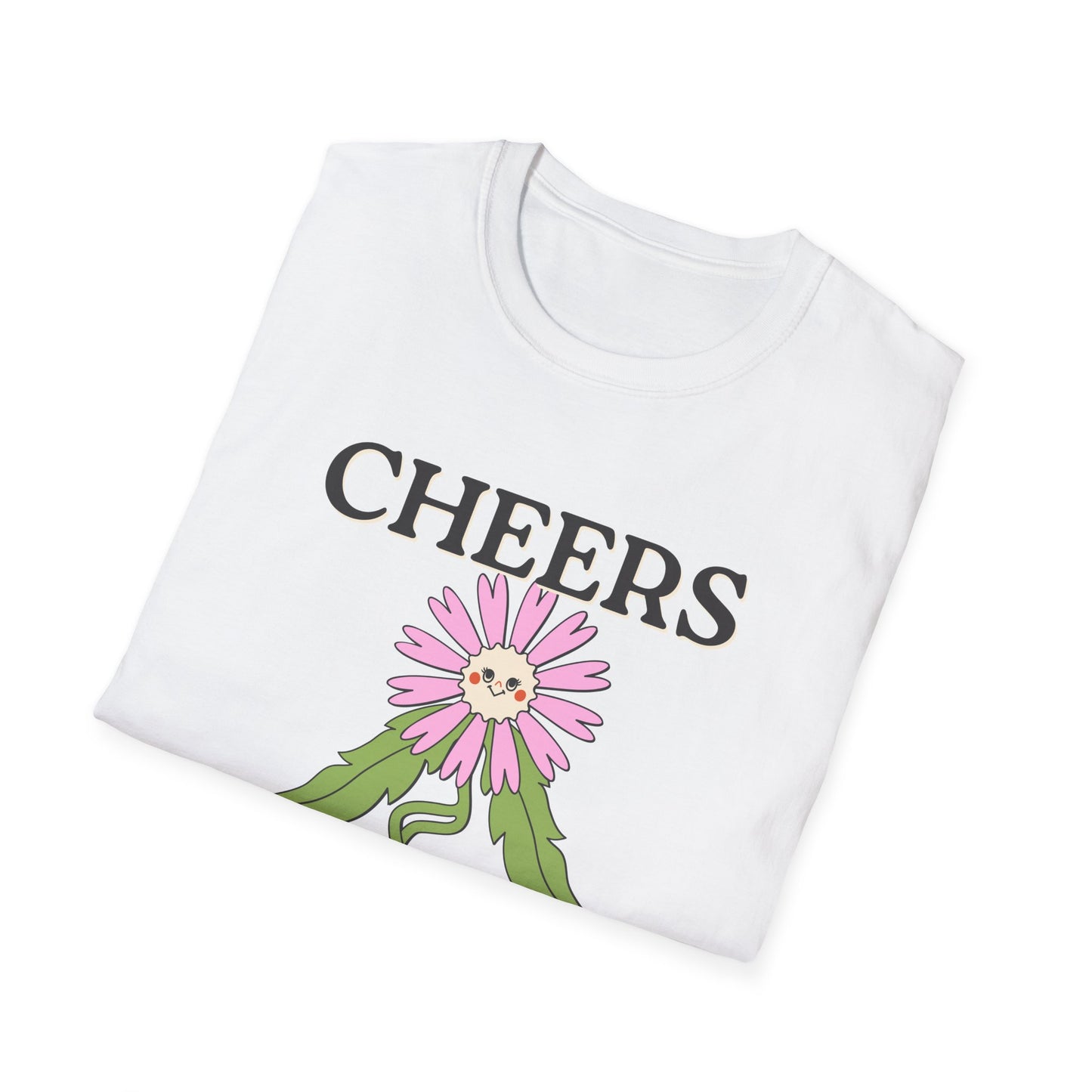 Cheers Queers T-Shirt – Retro LGBTQ+ Pride Graphic Tee with Bold Vintage-Inspired Celebration Design