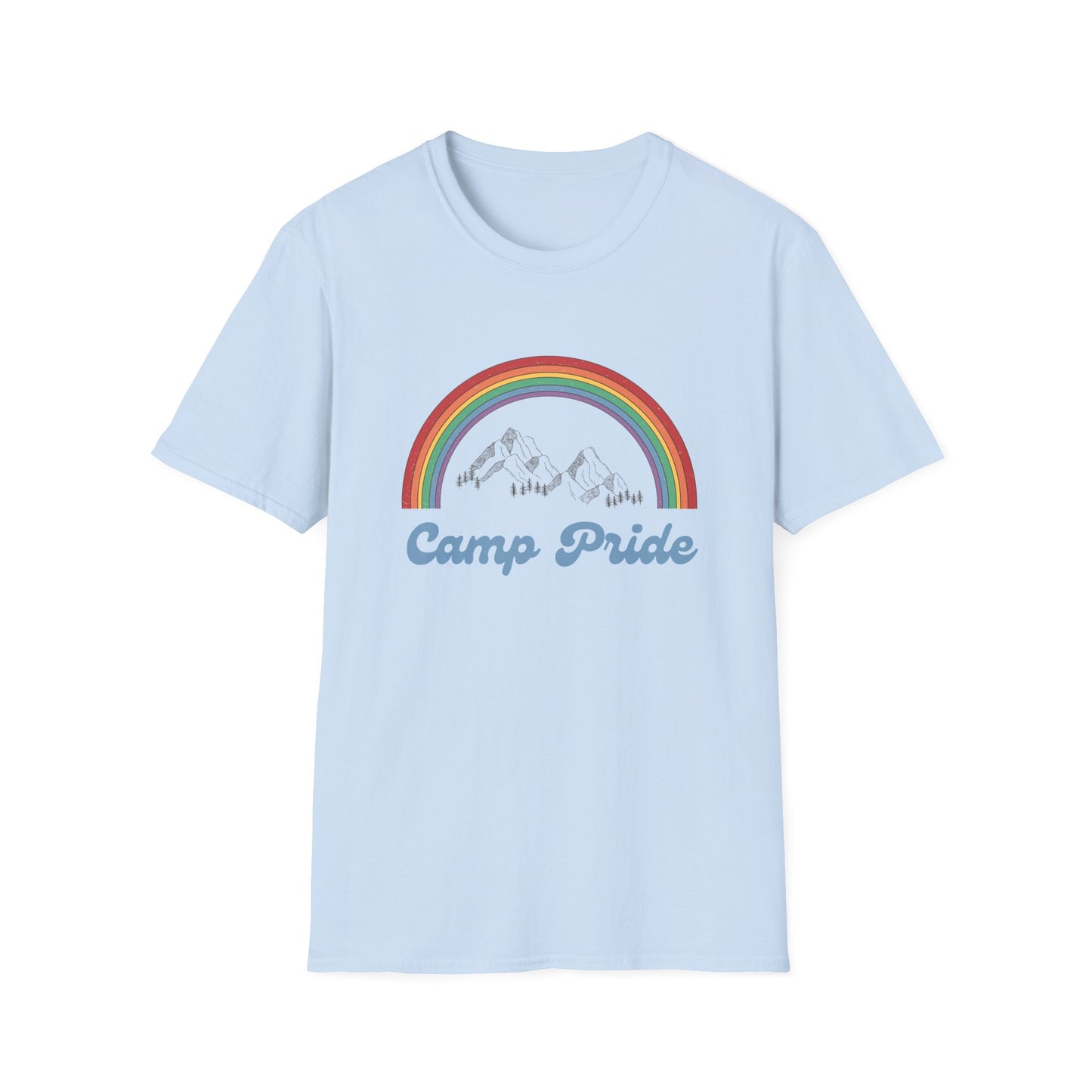 Camp Pride T-Shirt – Retro LGBTQ+ Graphic Tee with Bold Vintage-Inspired Queer Aesthetic
