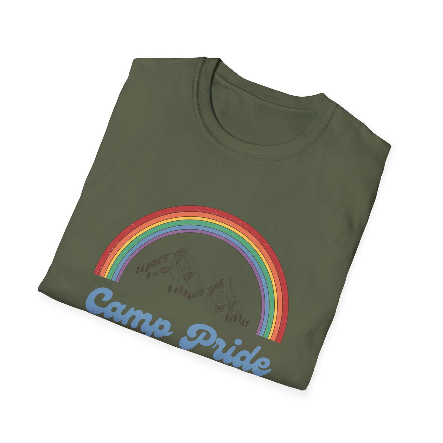 Camp Pride T-Shirt – Retro LGBTQ+ Graphic Tee with Bold Vintage-Inspired Queer Aesthetic