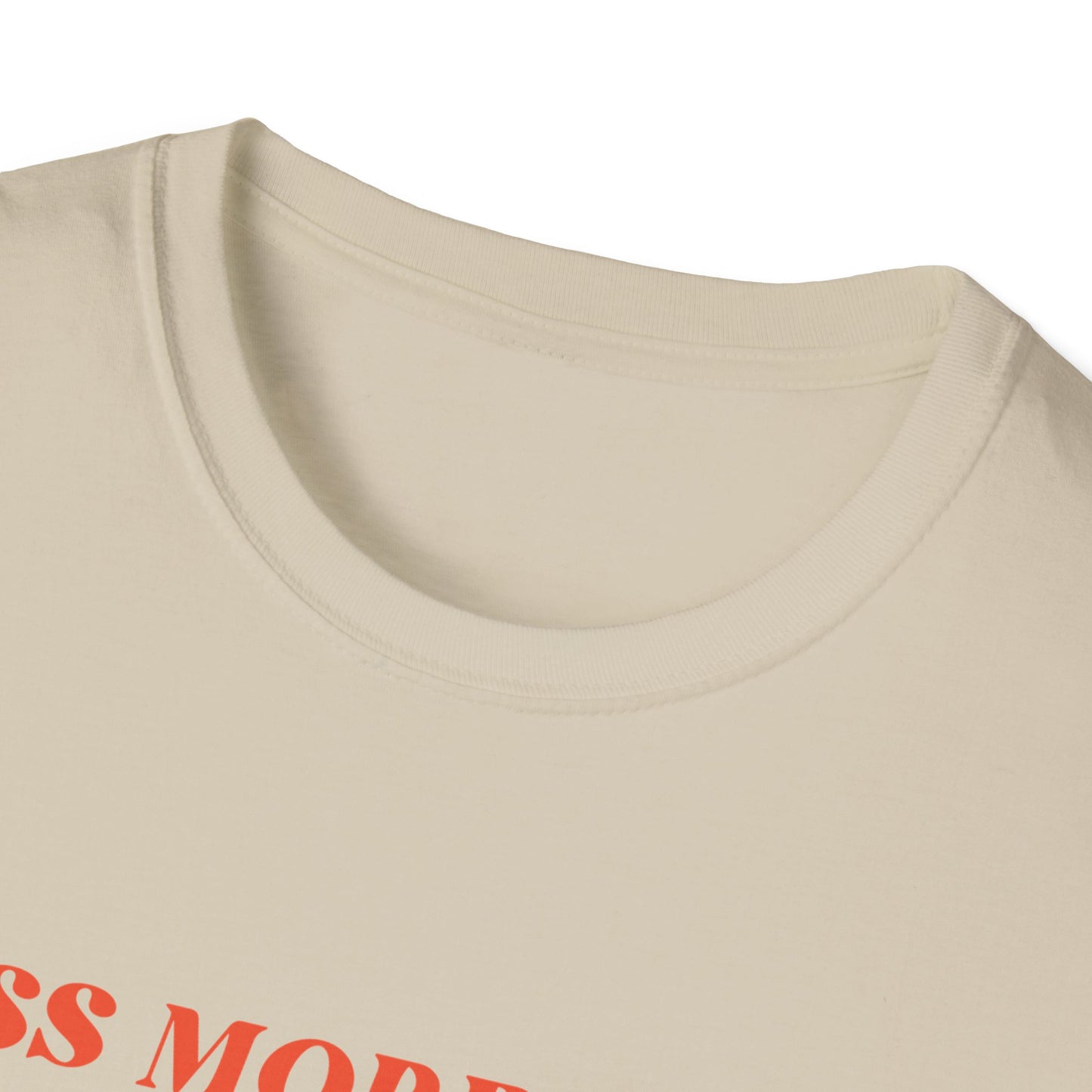 Kiss More Girls T-Shirt – Bold Red Font LGBTQ+ Pride Graphic Tee with Playful Feminine Message