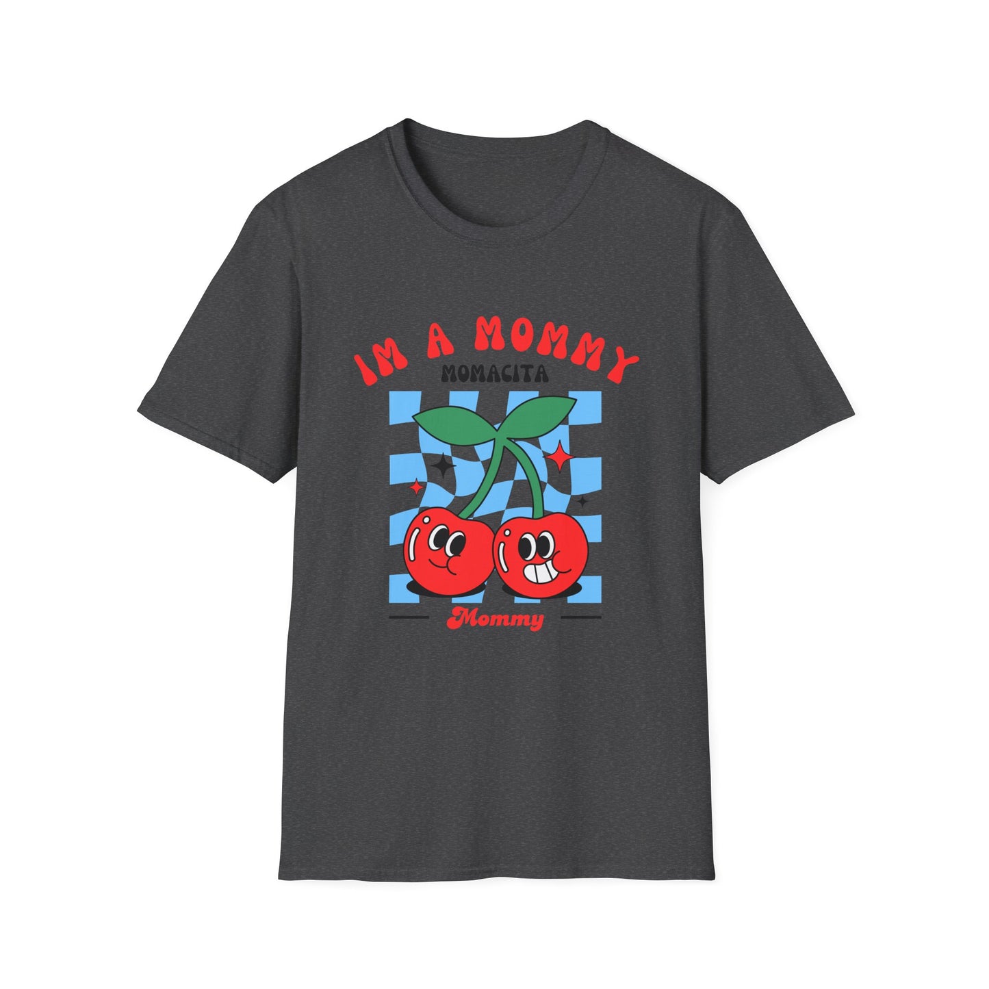 I’m a Mommy, Mamacita T-Shirt – Cherry Retro Love Island-Inspired Tee for Hot Moms & Reality TV Fans