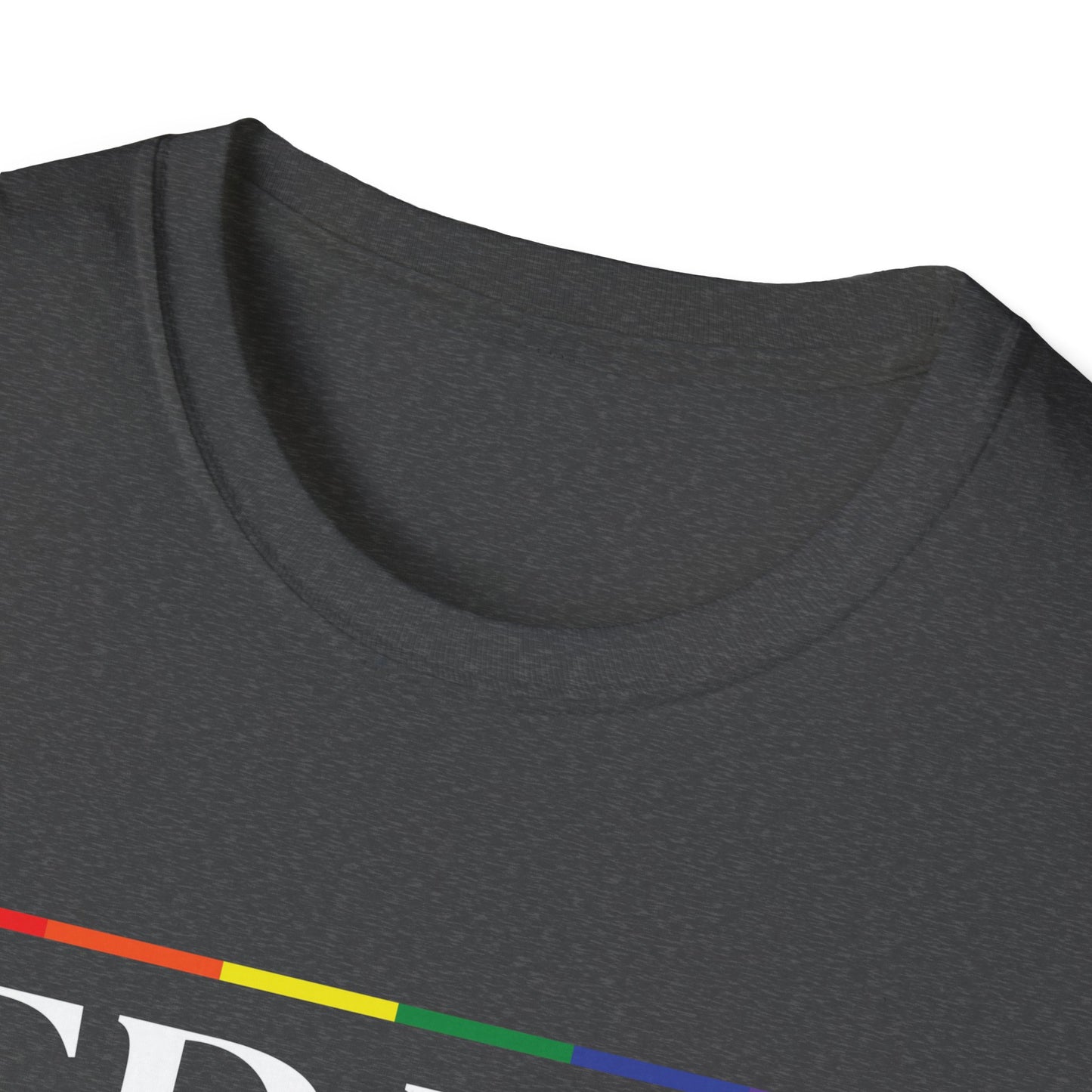 Free Hugs T-Shirt – Rainbow LGBTQ+ Pride Graphic Tee with Wholesome Inclusive Message