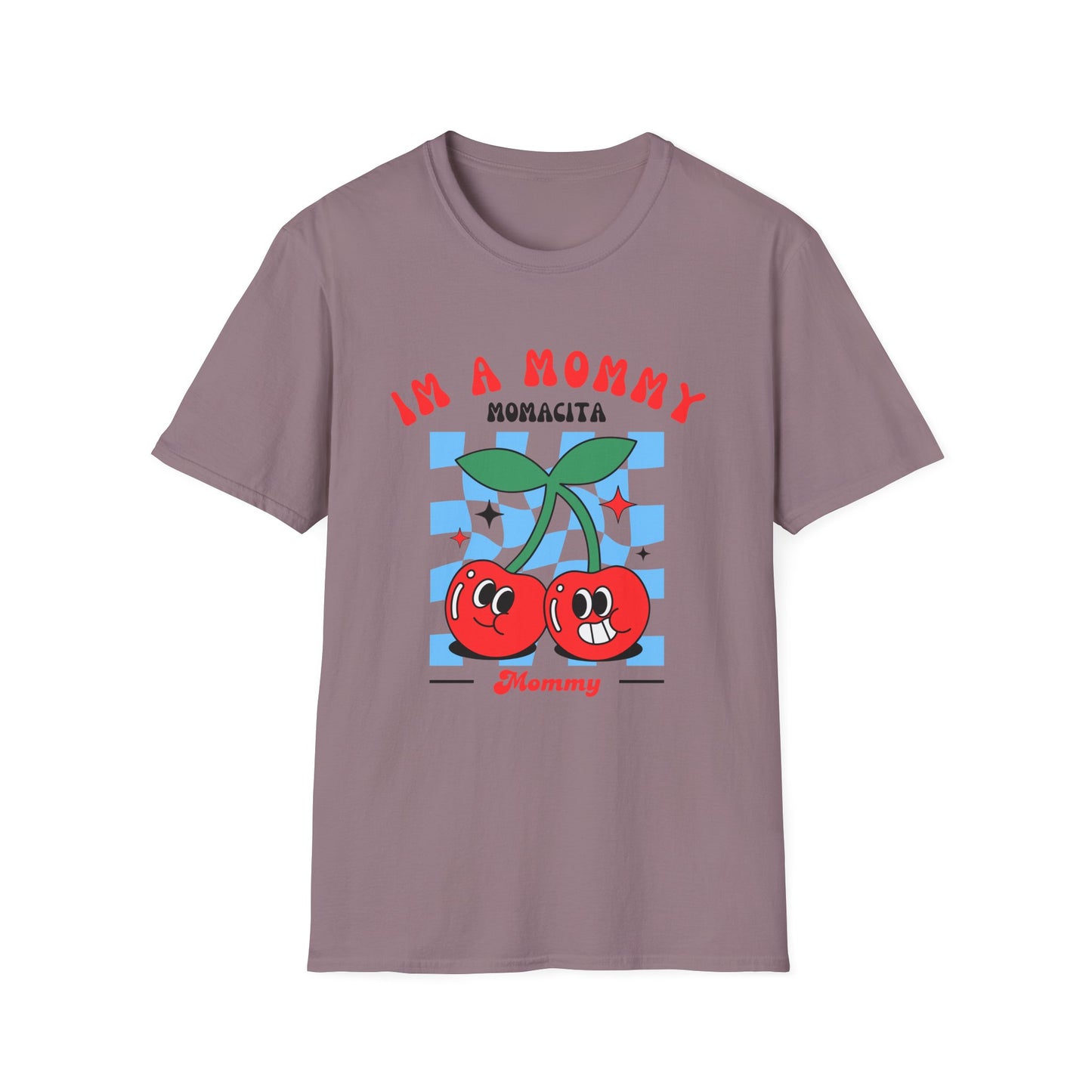 I’m a Mommy, Mamacita T-Shirt – Cherry Retro Love Island-Inspired Tee for Hot Moms & Reality TV Fans