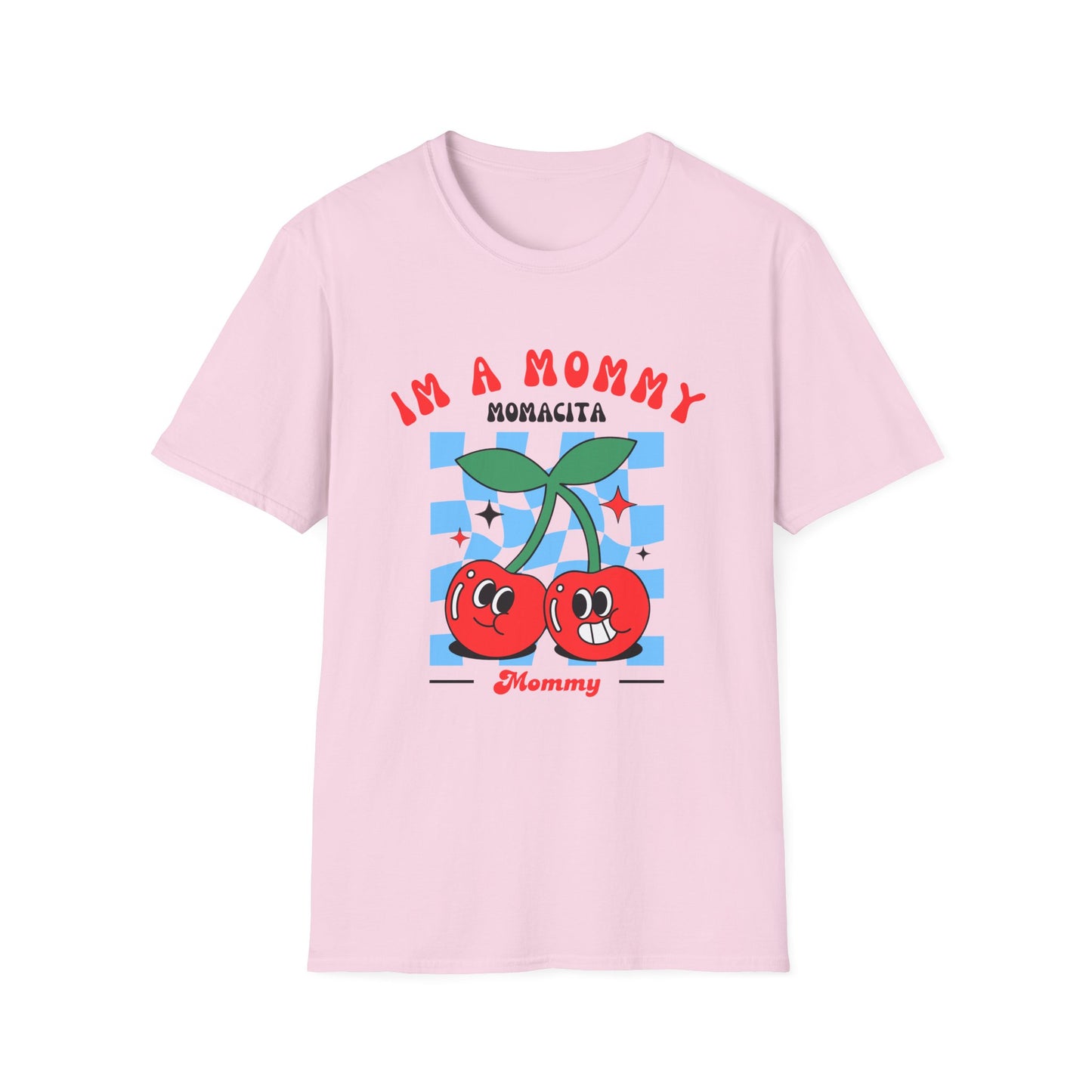 I’m a Mommy, Mamacita T-Shirt – Cherry Retro Love Island-Inspired Tee for Hot Moms & Reality TV Fans